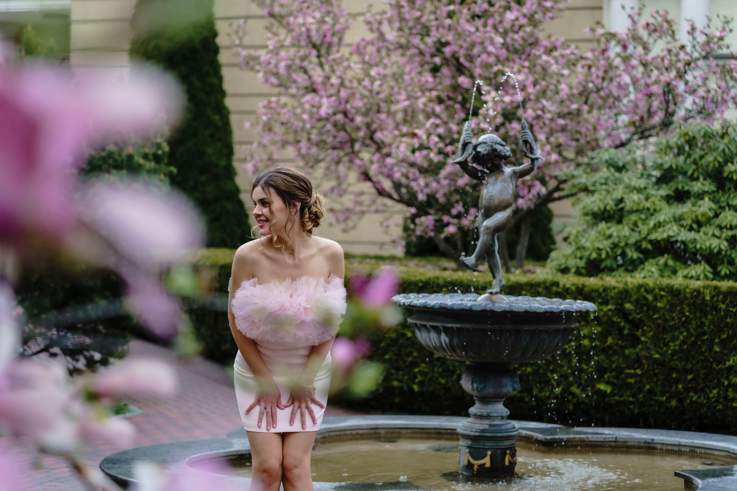 Фотосесія в магноліях. Сімейний фотограф Київ Наталія Шкаврон