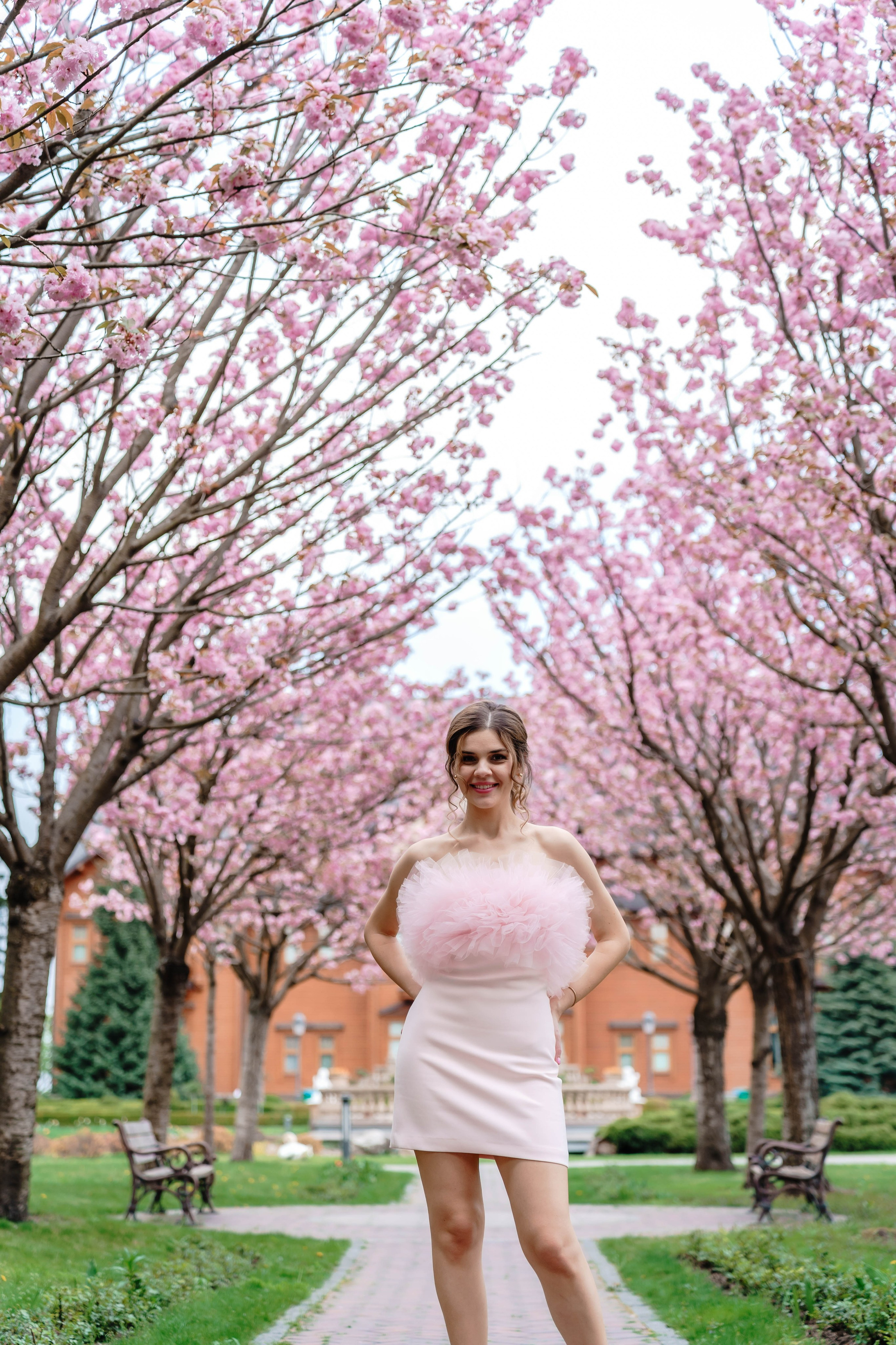 Фотосесія в сакурах. Family photographer in Kiev Natalia Shkavron