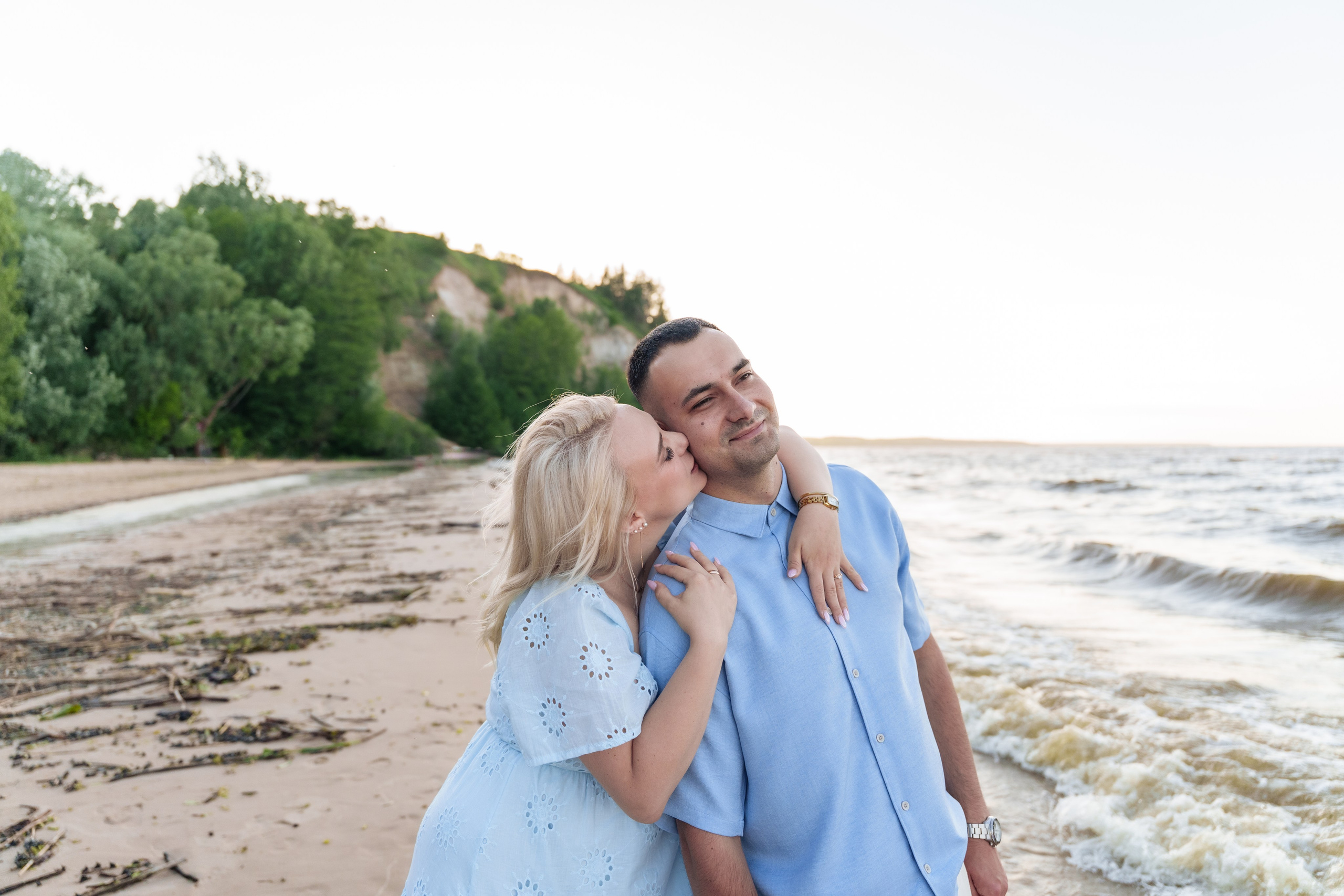 Гендер паті на Київському морі. Family photographer in Kiev Natalia Shkavron