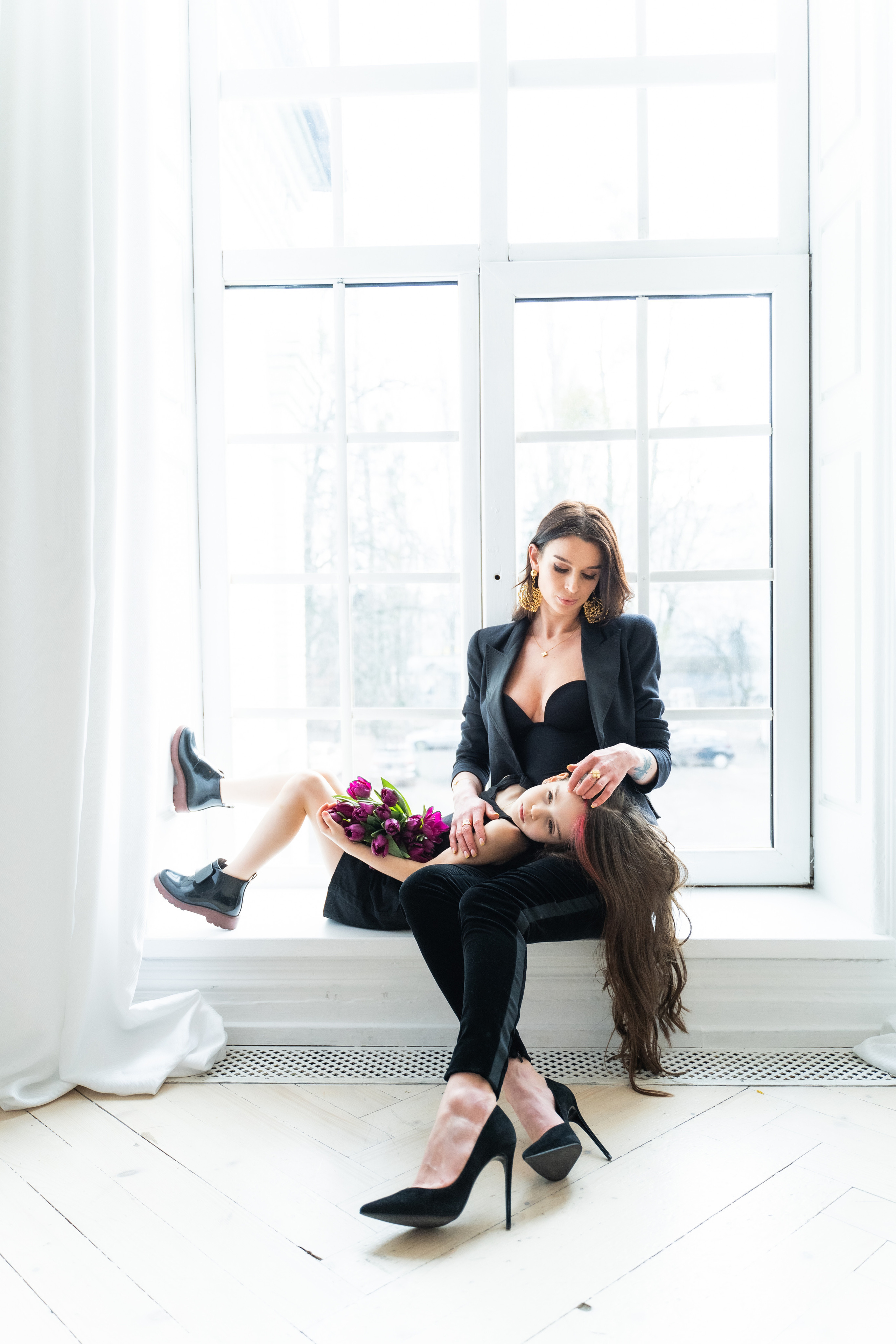 Фотосесія мама та доня до дня 8 березня. Family photographer in Kiev Natalia Shkavron