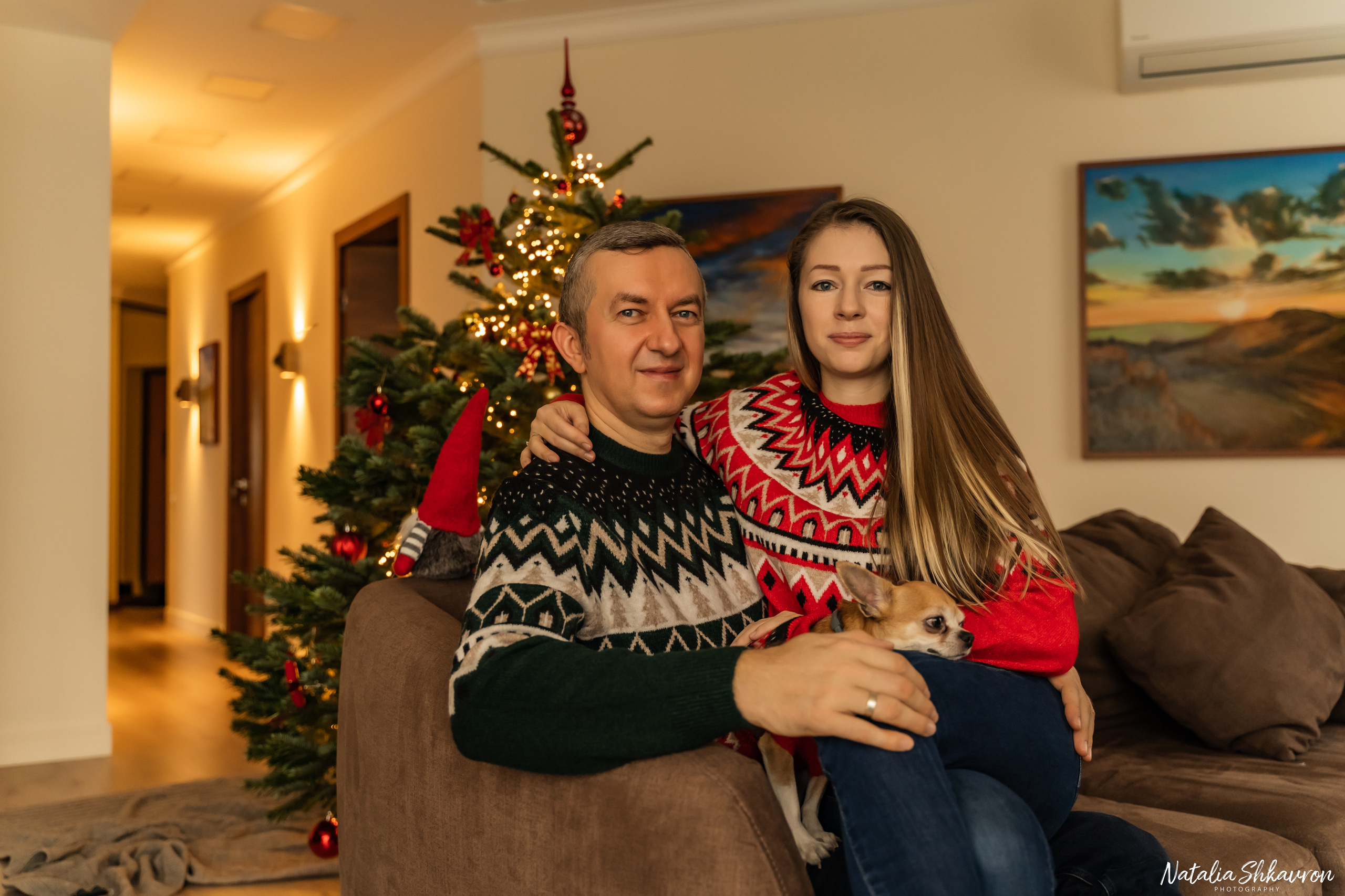 Новорічна фотосесія вдома. Сімейний фотограф Київ Наталія Шкаврон