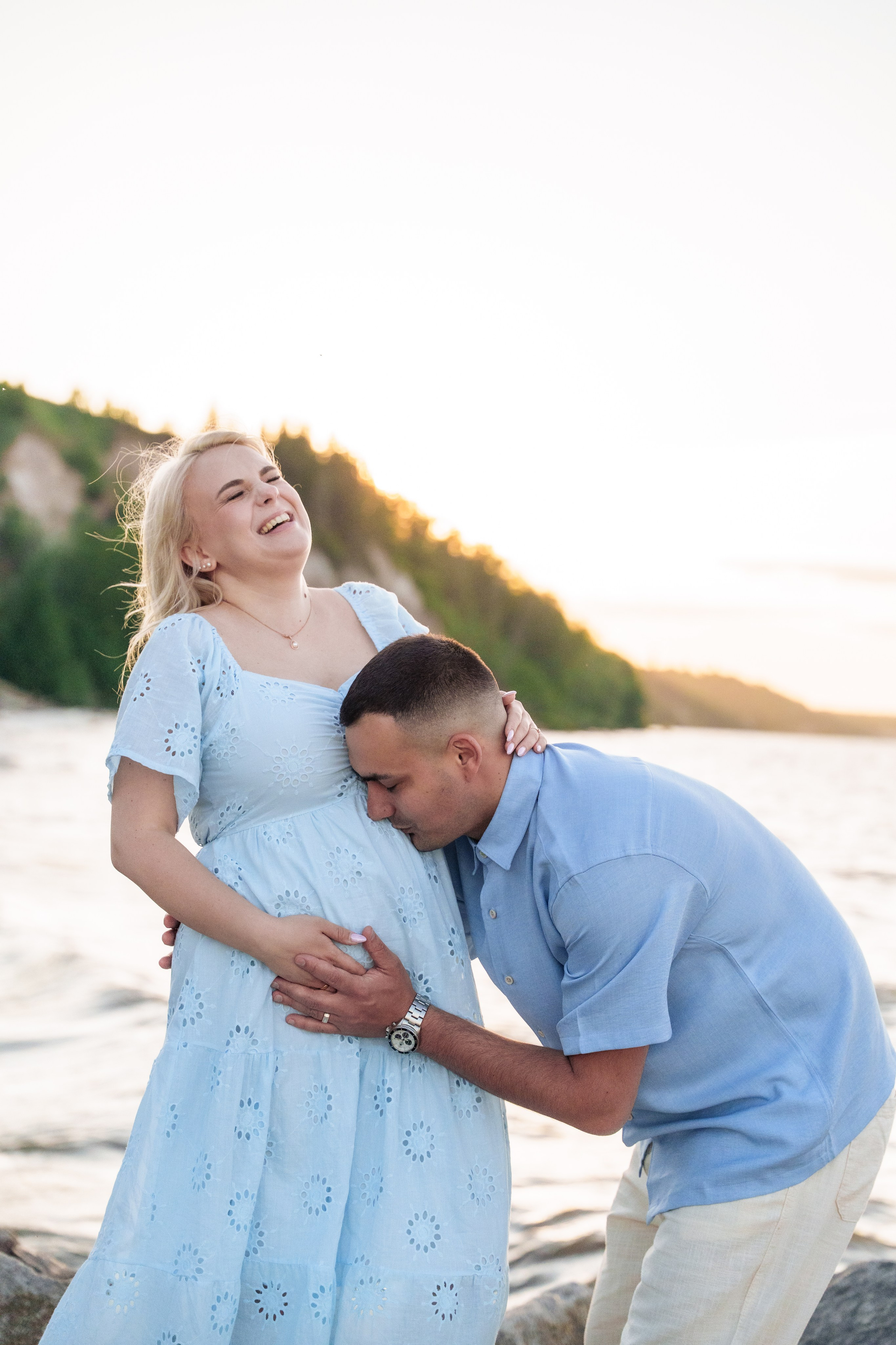 Гендер паті на Київському морі. Family photographer in Kiev Natalia Shkavron