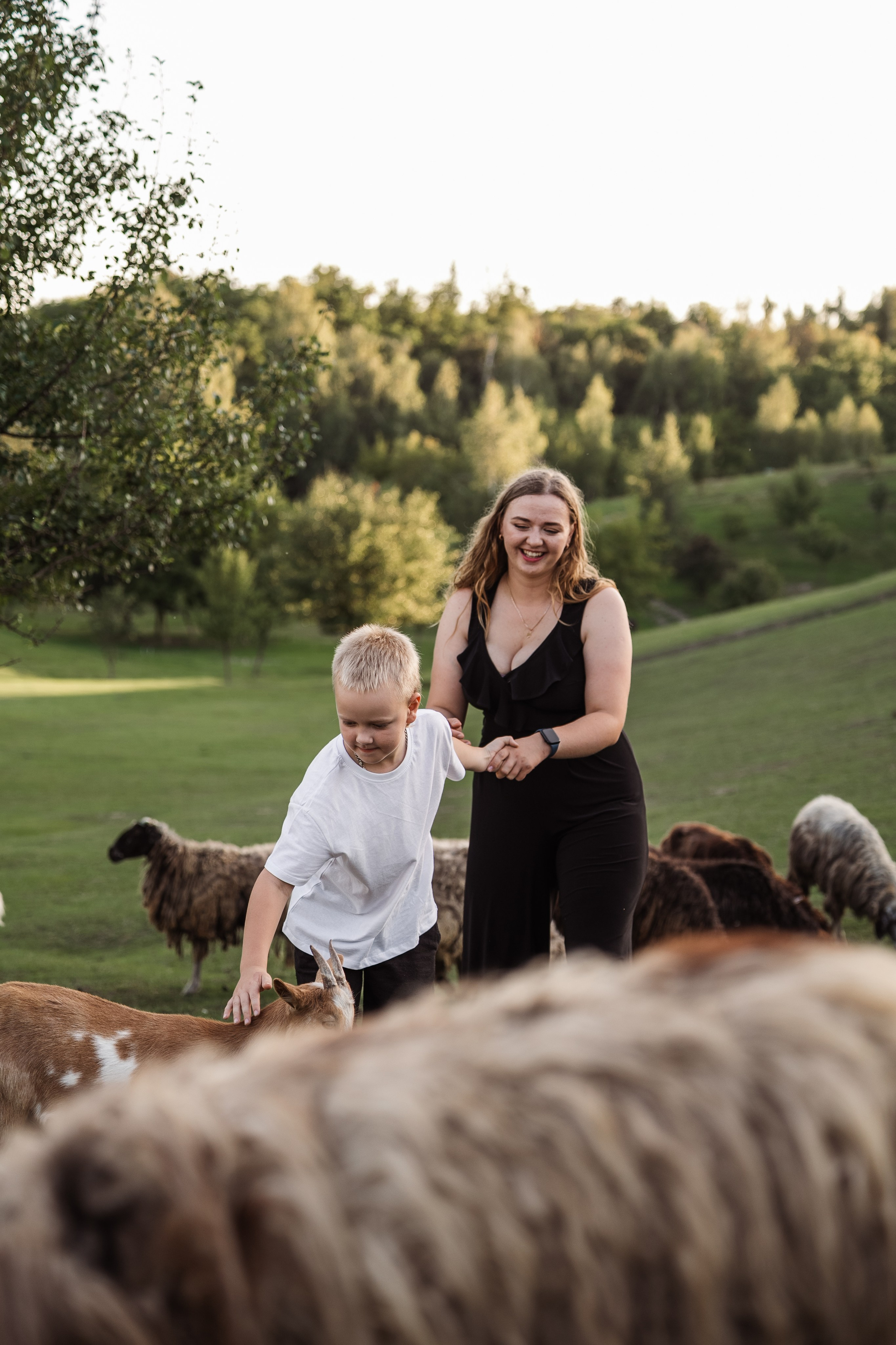 Святкування 1-го дня народження на овечій фермі. Family photographer in Kiev Natalia Shkavron