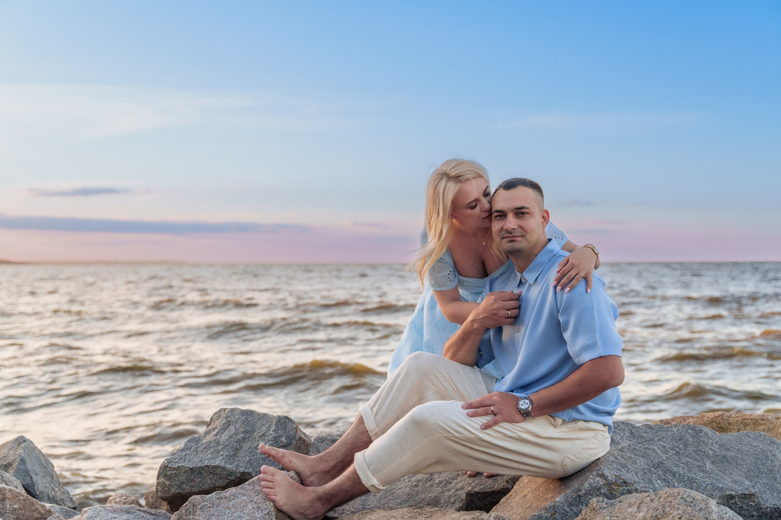 Гендер паті на Київському морі. Family photographer in Kiev Natalia Shkavron