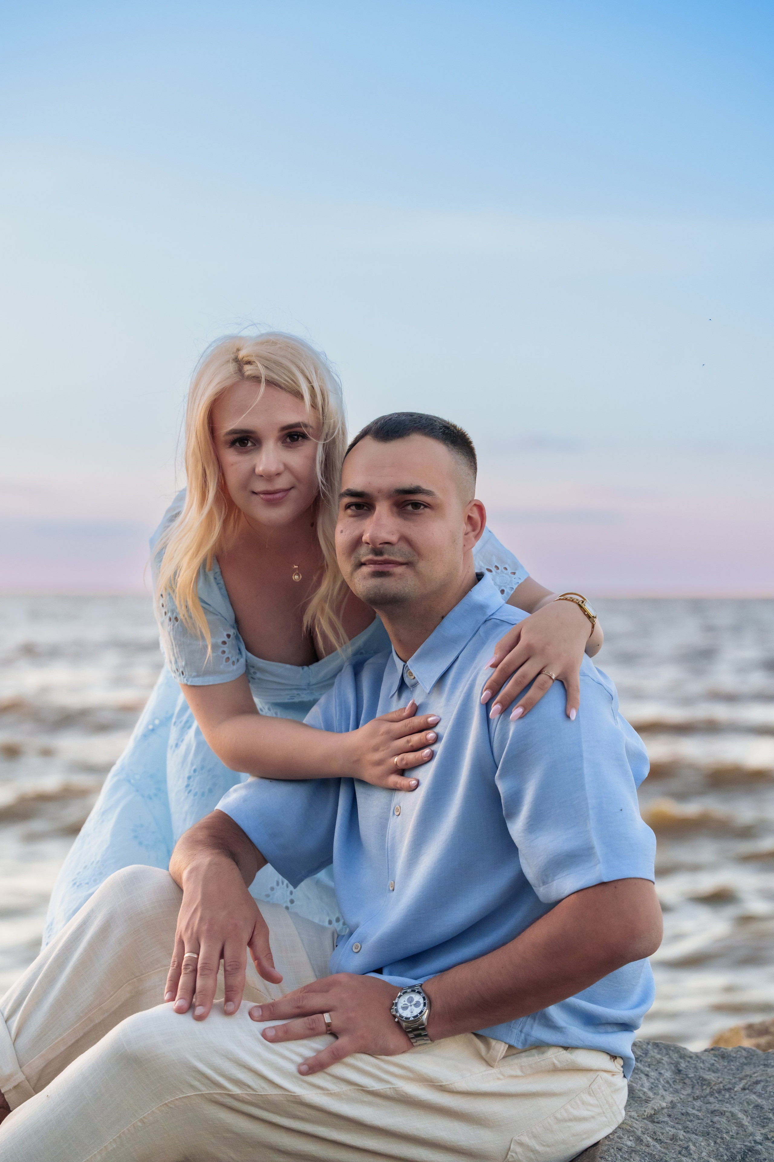 Гендер паті на Київському морі. Family photographer in Kiev Natalia Shkavron