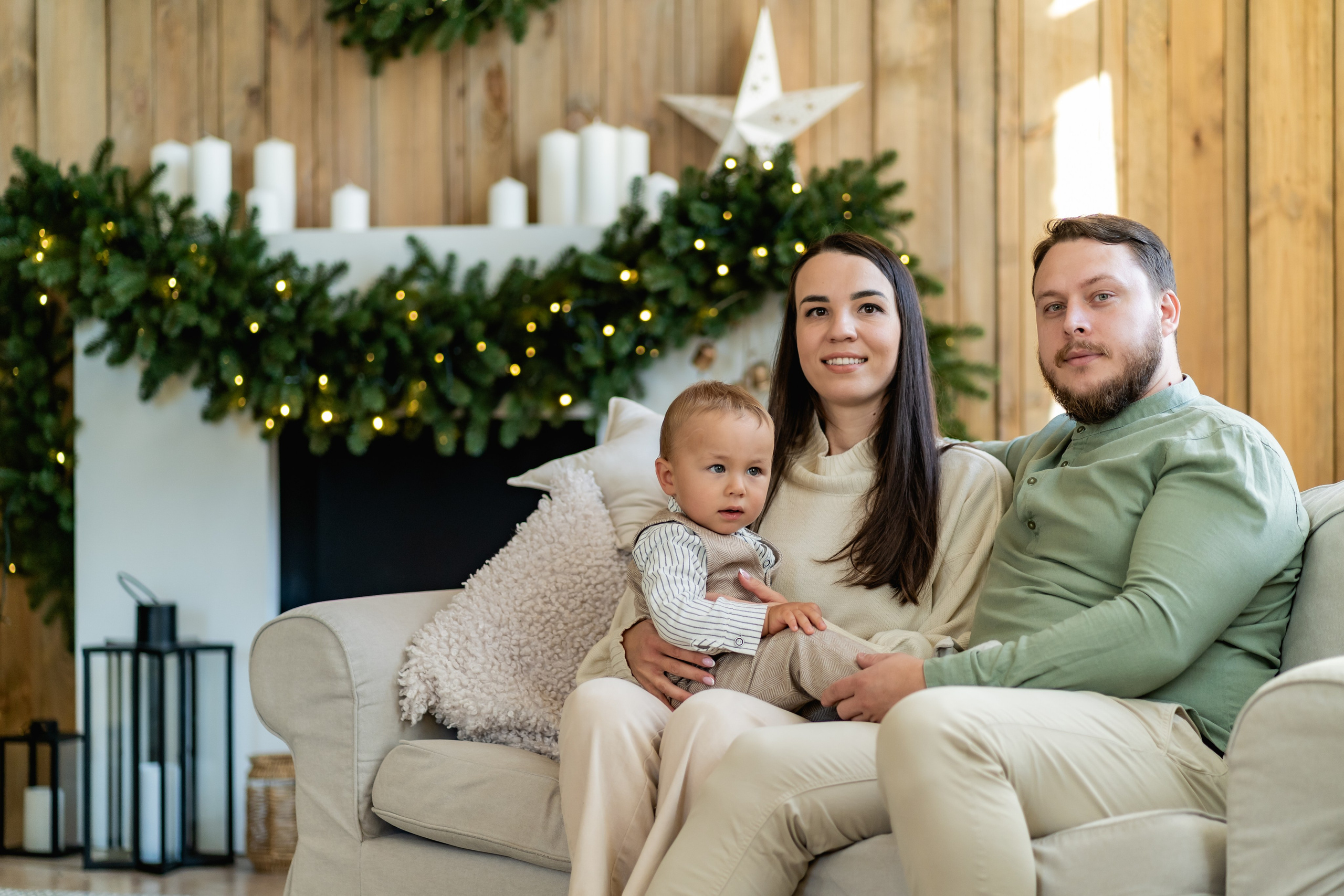 Сімейна новорічна фотосесія. Сімейний фотограф Київ Наталія Шкаврон