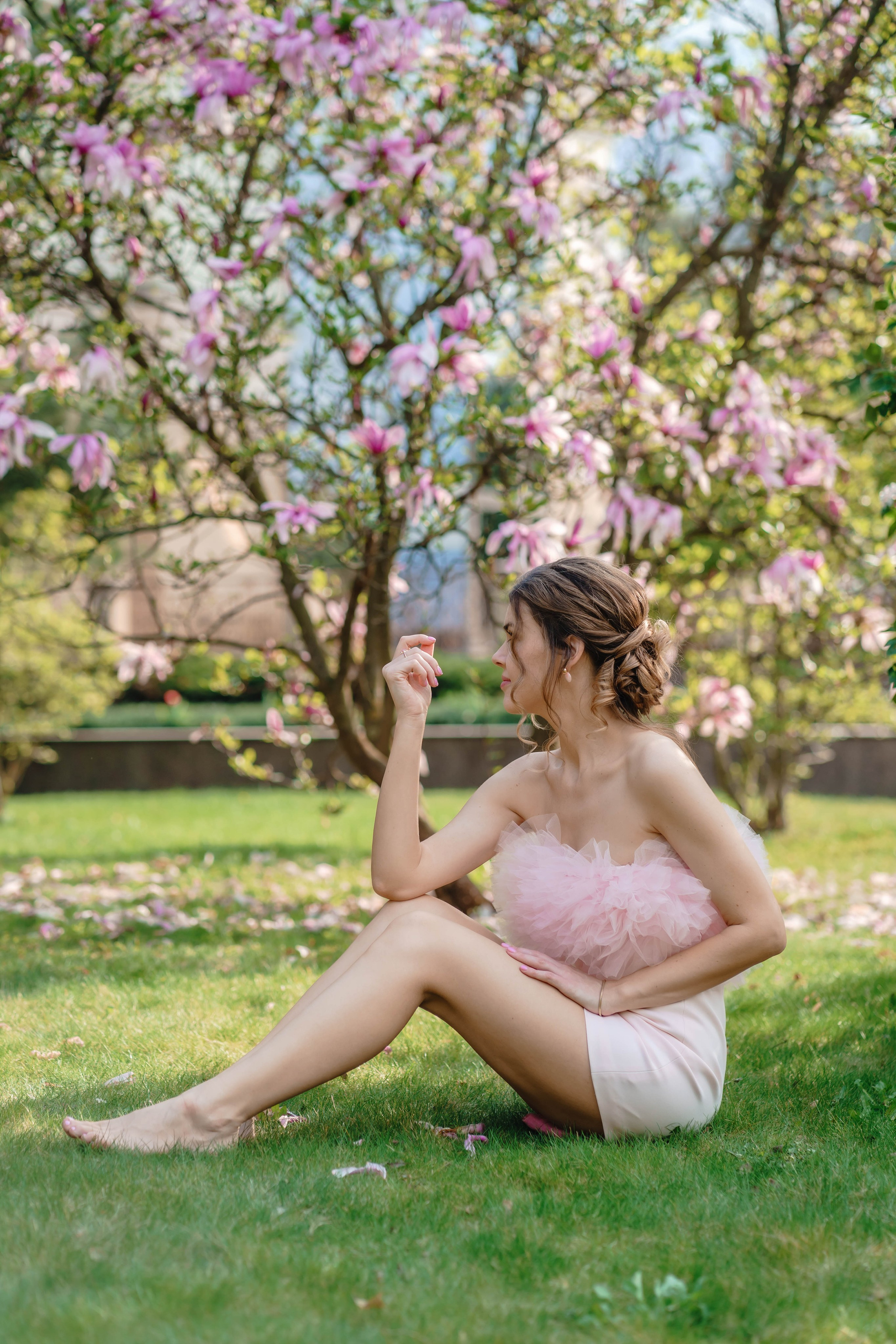 Фотосесія в магноліях. Сімейний фотограф Київ Наталія Шкаврон