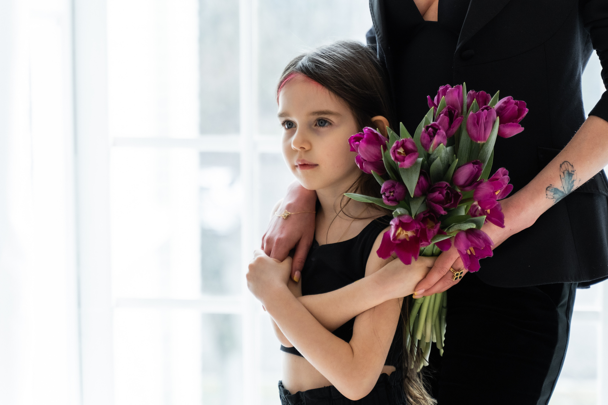 Фотосесія мама та доня до дня 8 березня. Family photographer in Kiev Natalia Shkavron