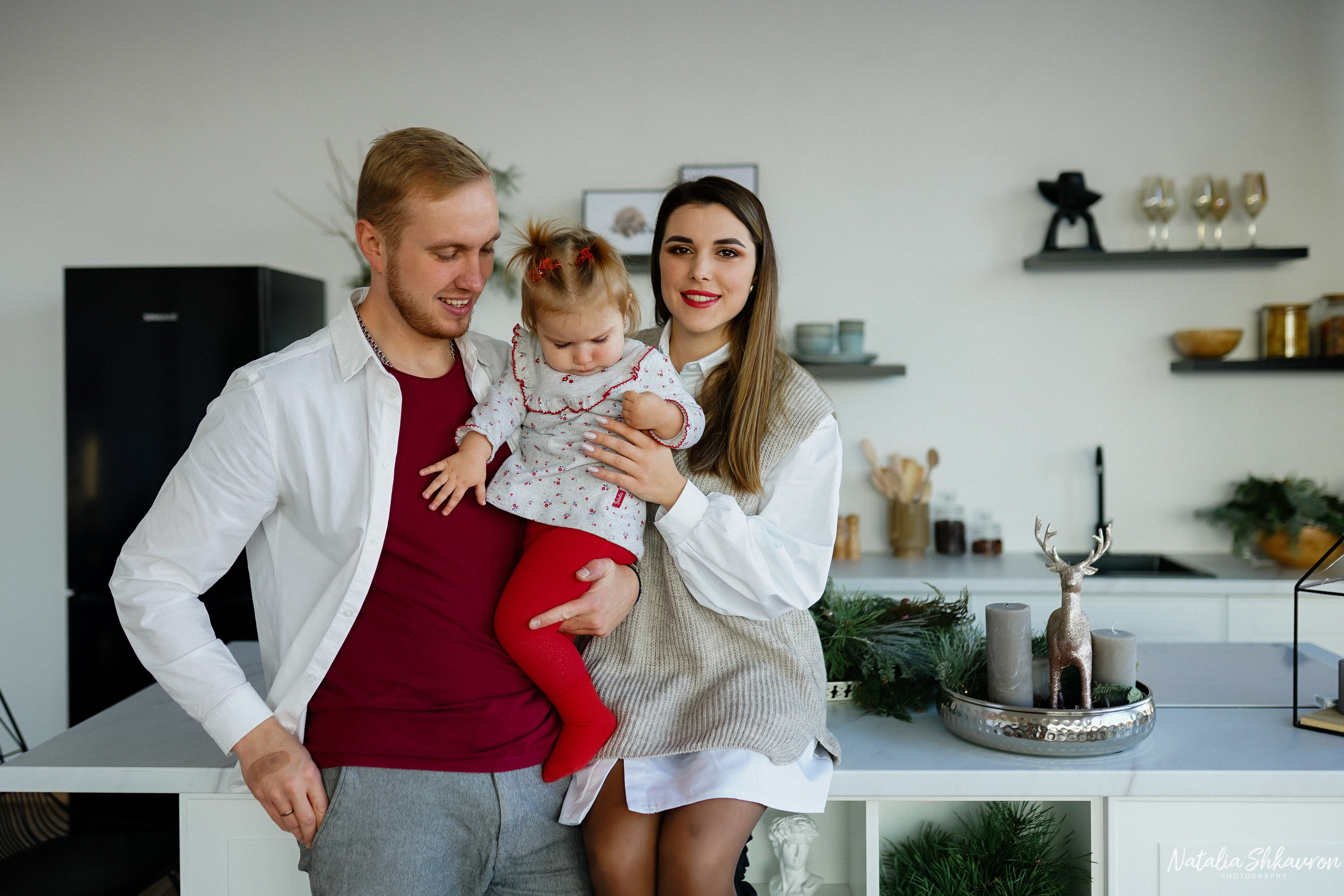 Новорічна сімейна фотосесія. Family photographer in Kiev Natalia Shkavron