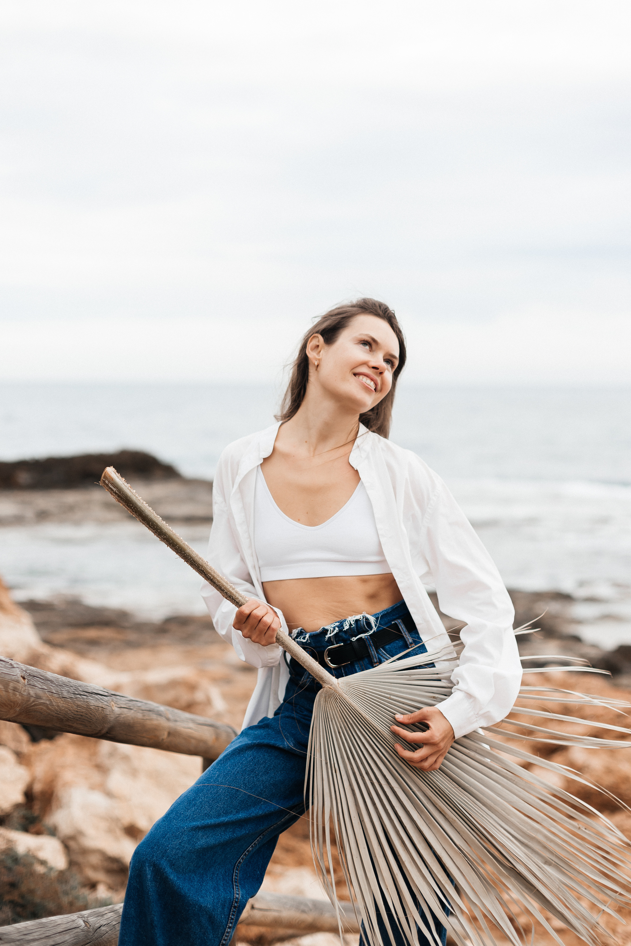 Walk on the beach. Your photographer Alina Shi