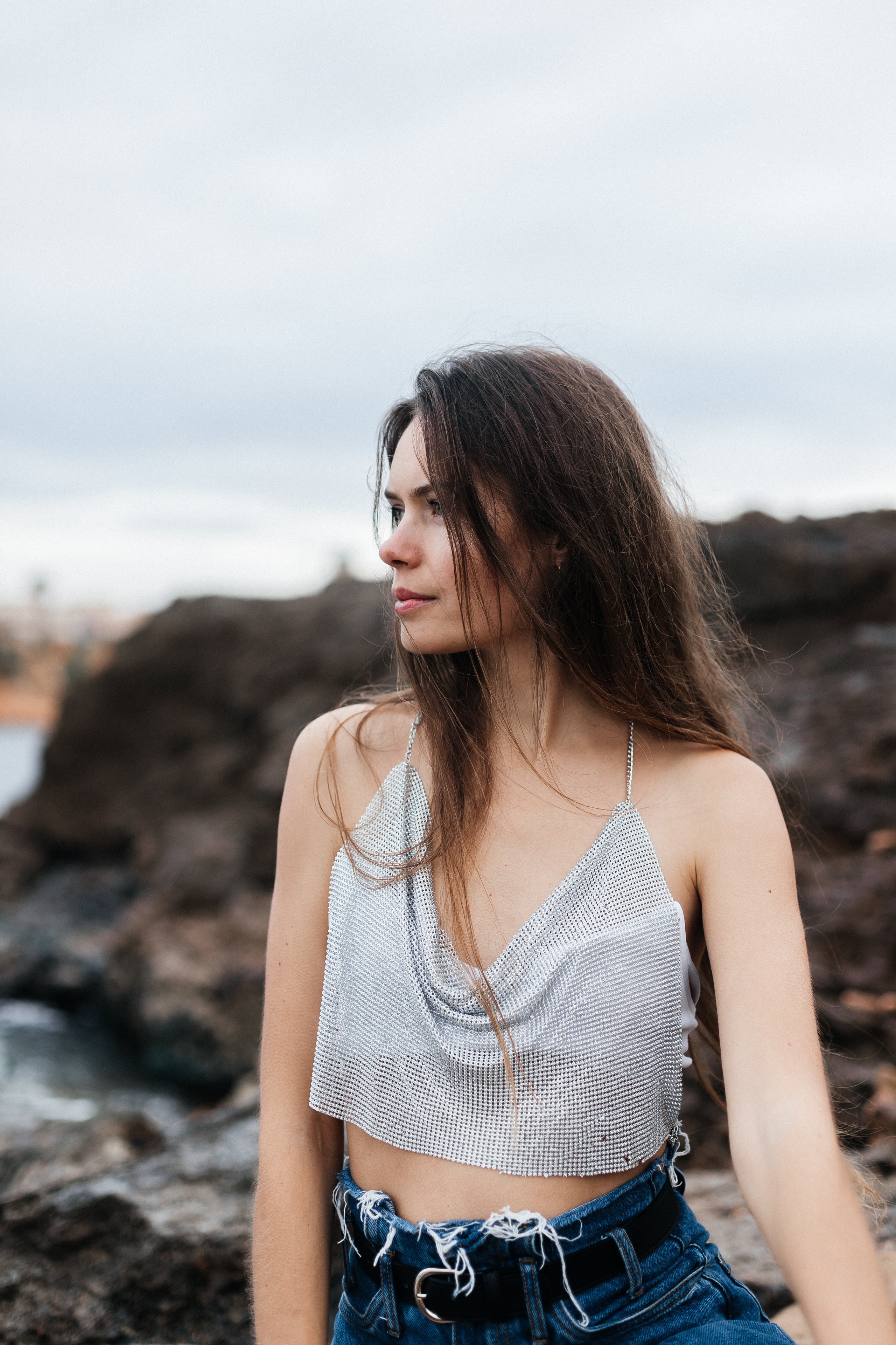 Walk on the beach. Your photographer Alina Shi