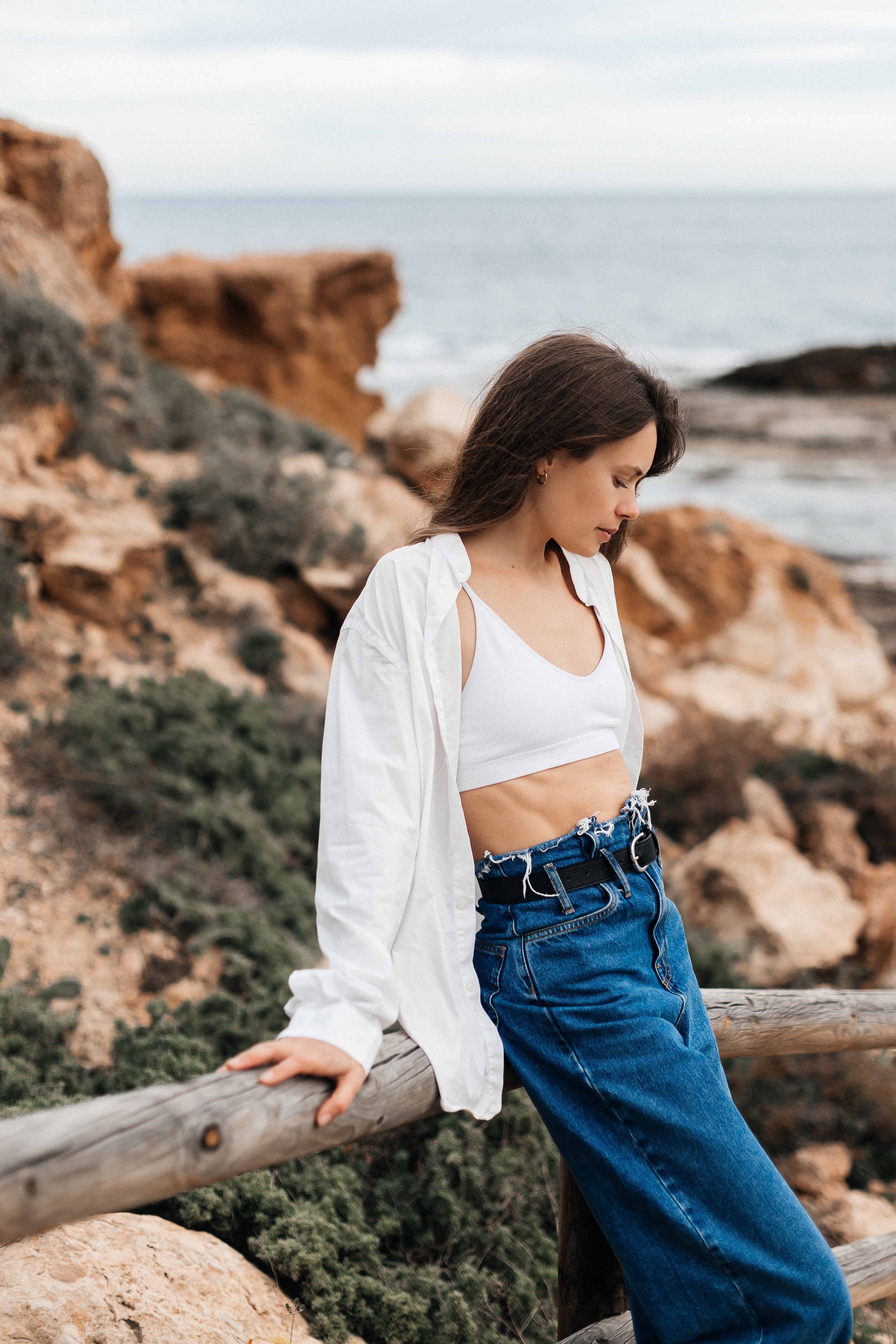 Walk on the beach. Your photographer Alina Shi