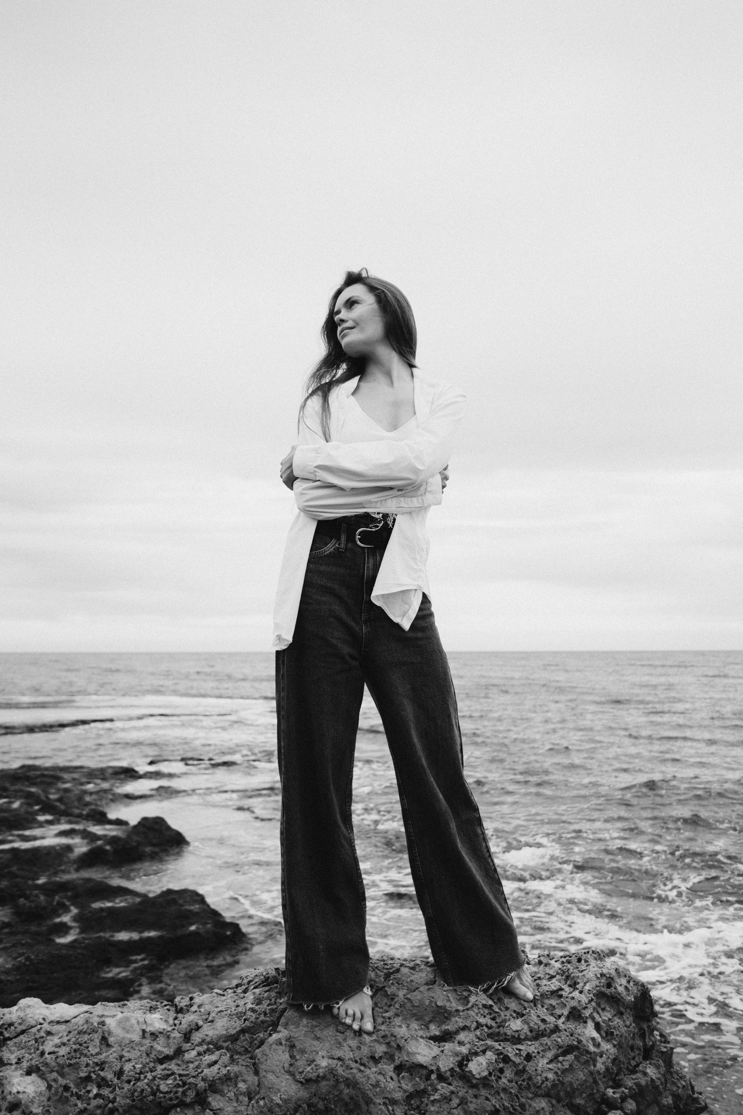 Walk on the beach. Your photographer Alina Shi