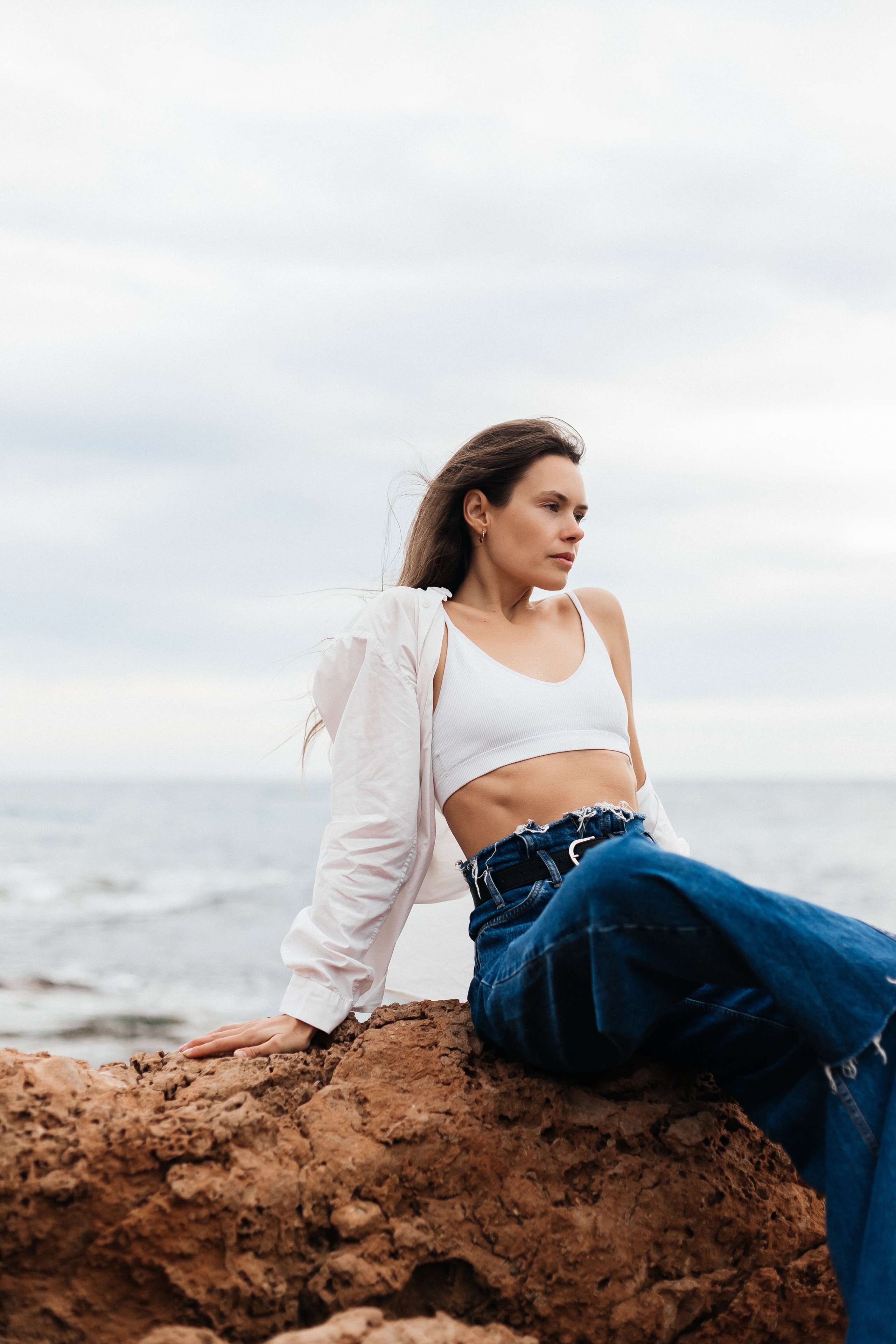 Walk on the beach. Your photographer Alina Shi