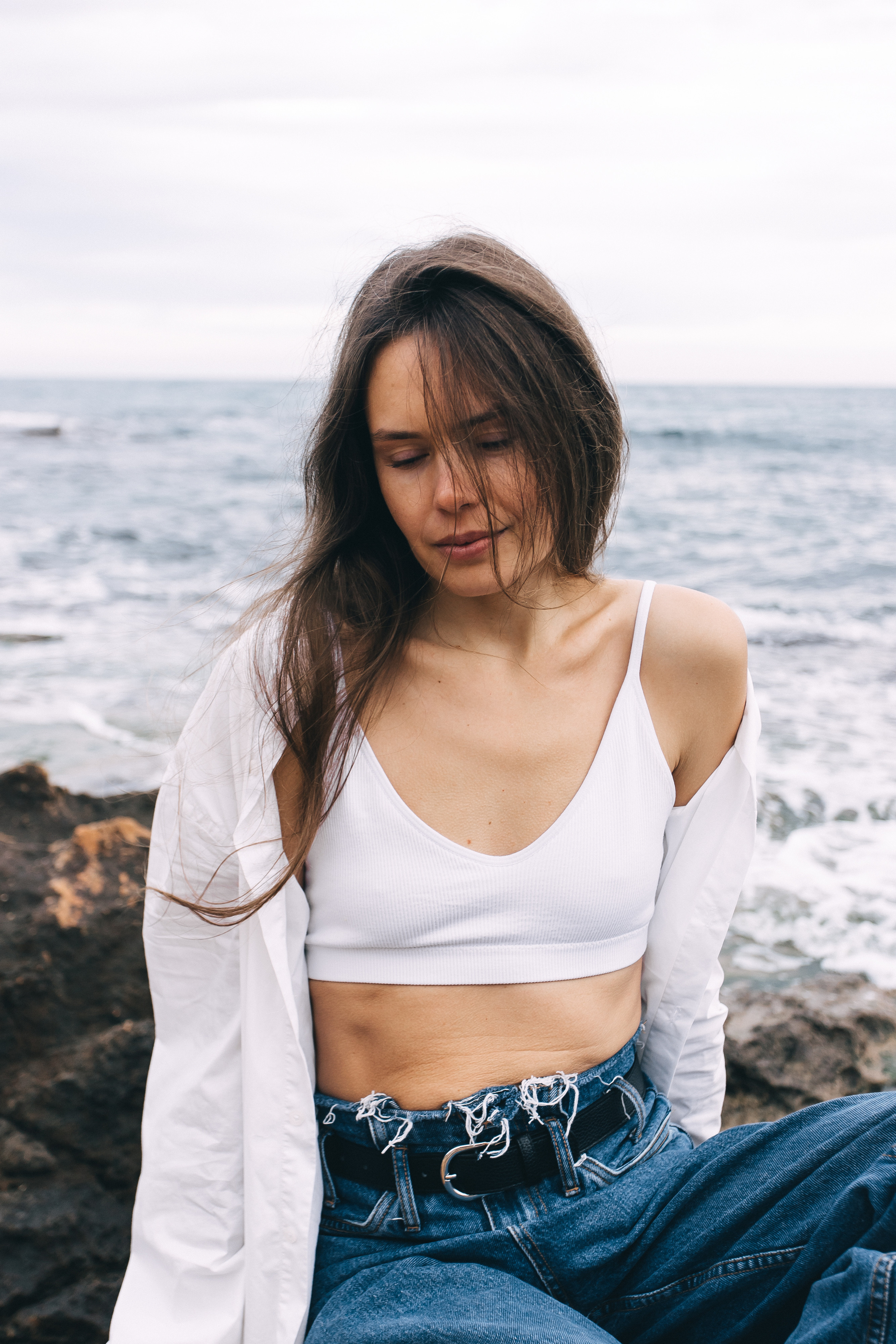 Walk on the beach. Your photographer Alina Shi