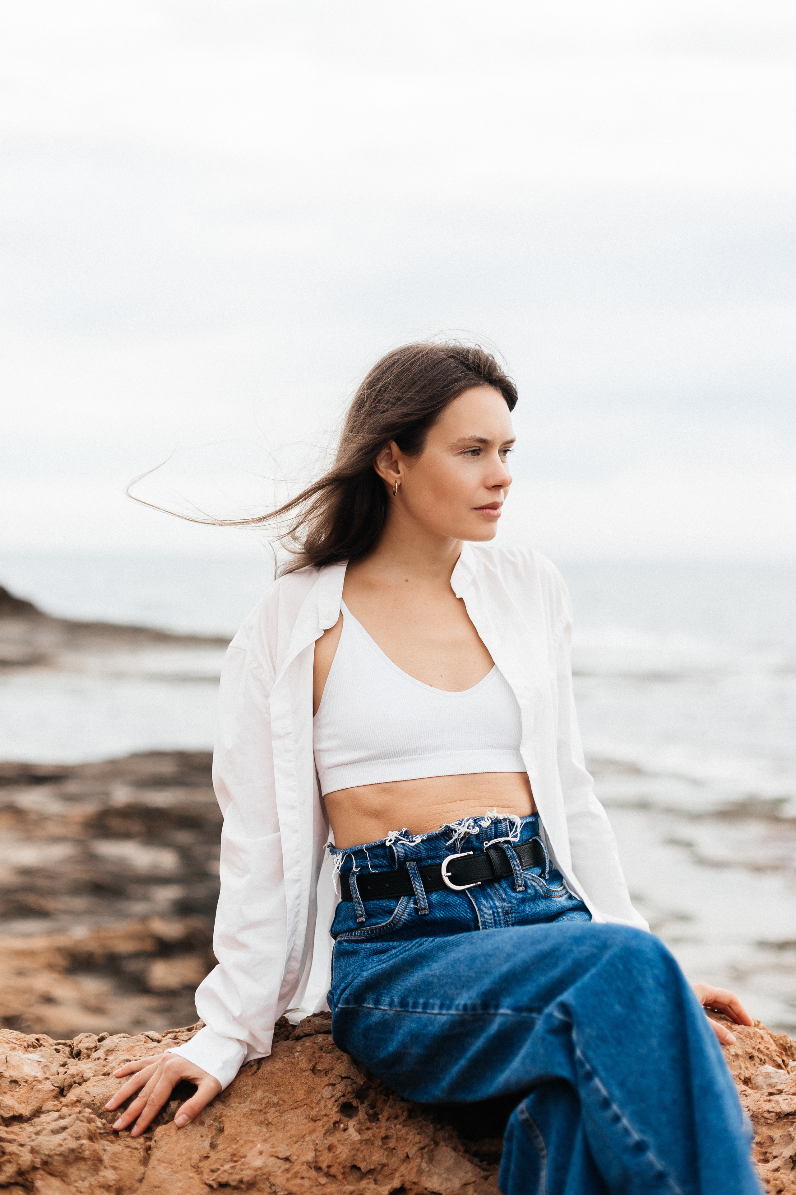 Walk on the beach. Your photographer Alina Shi