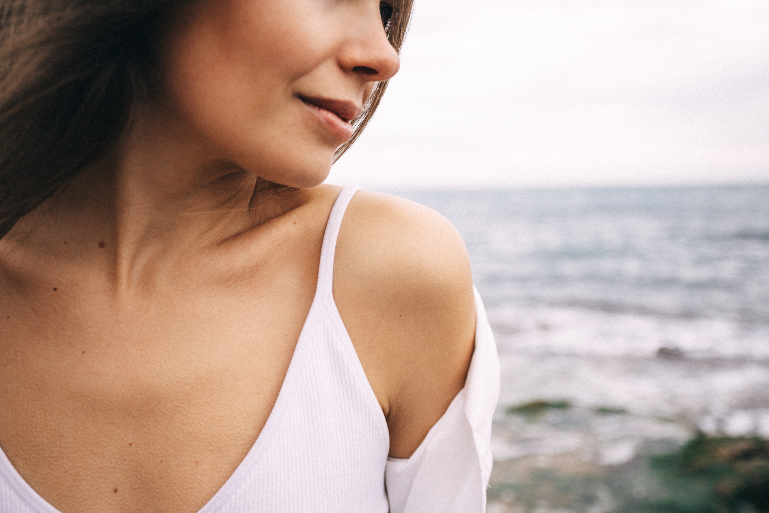 Walk on the beach. Your photographer Alina Shi