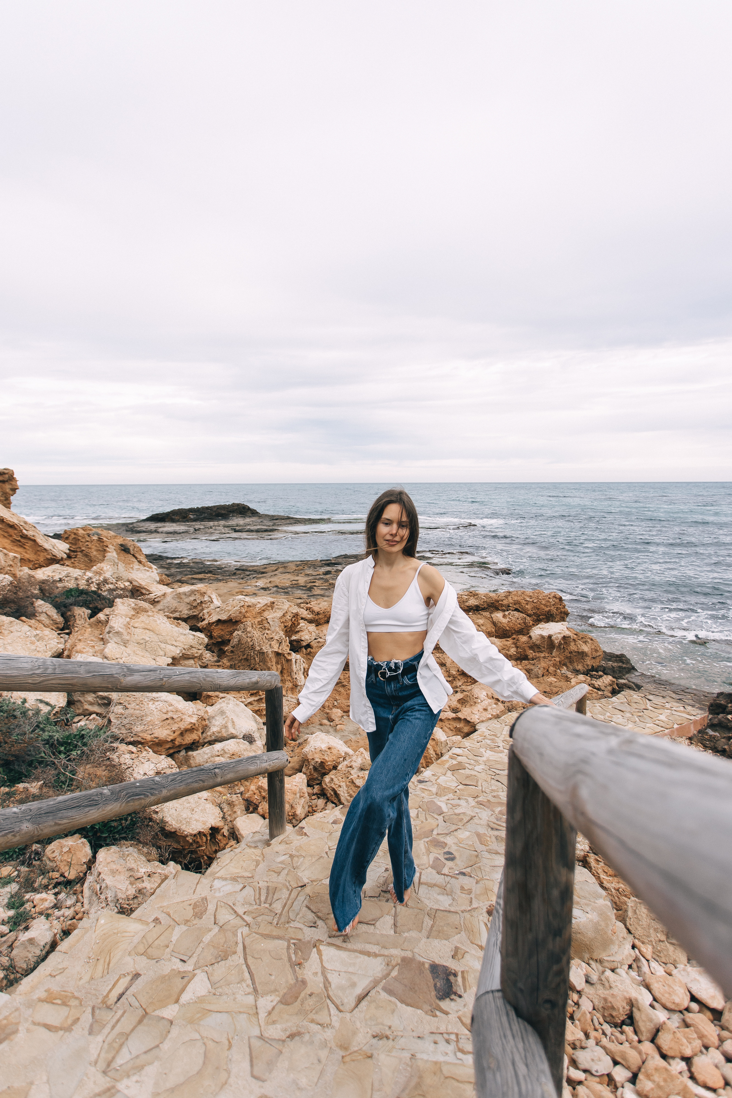 Walk on the beach. Your photographer Alina Shi