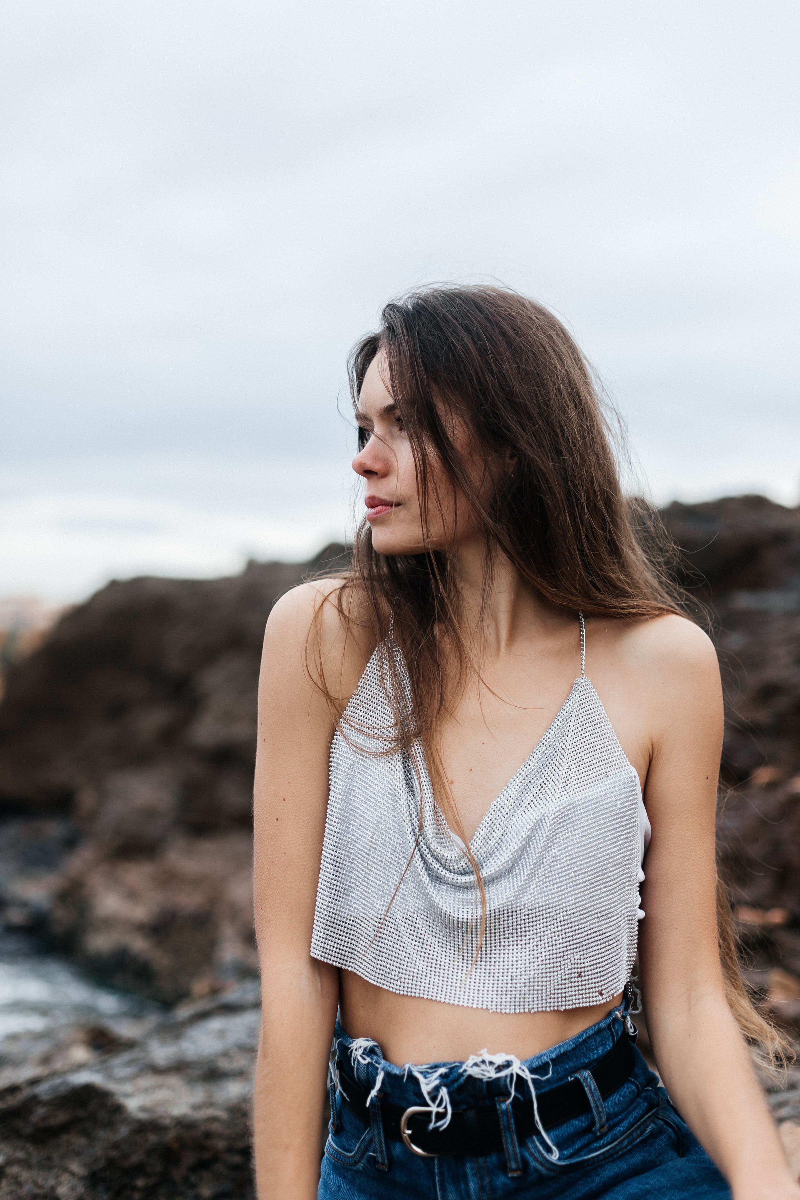 Walk on the beach. Your photographer Alina Shi
