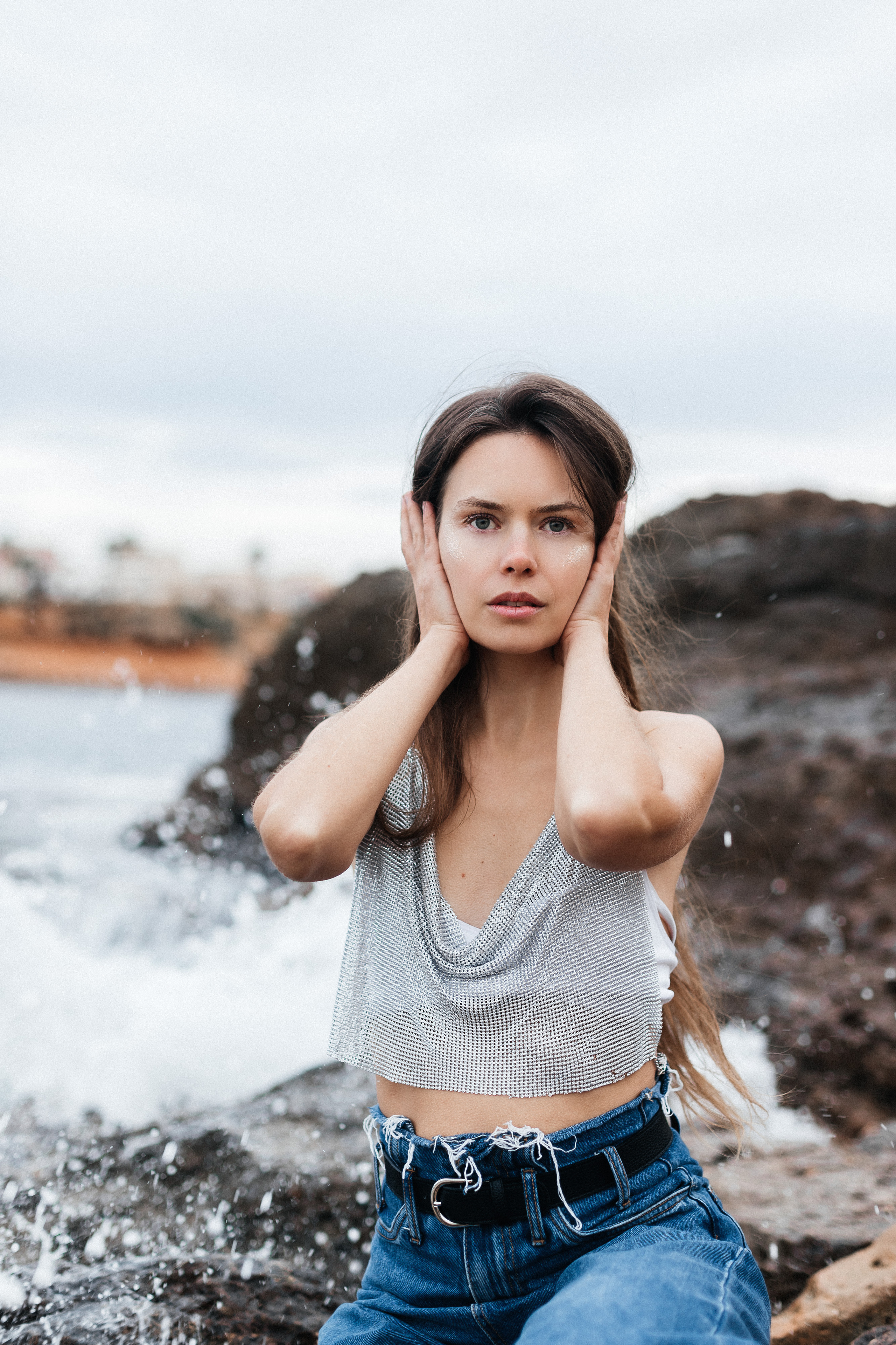 Walk on the beach. Your photographer Alina Shi