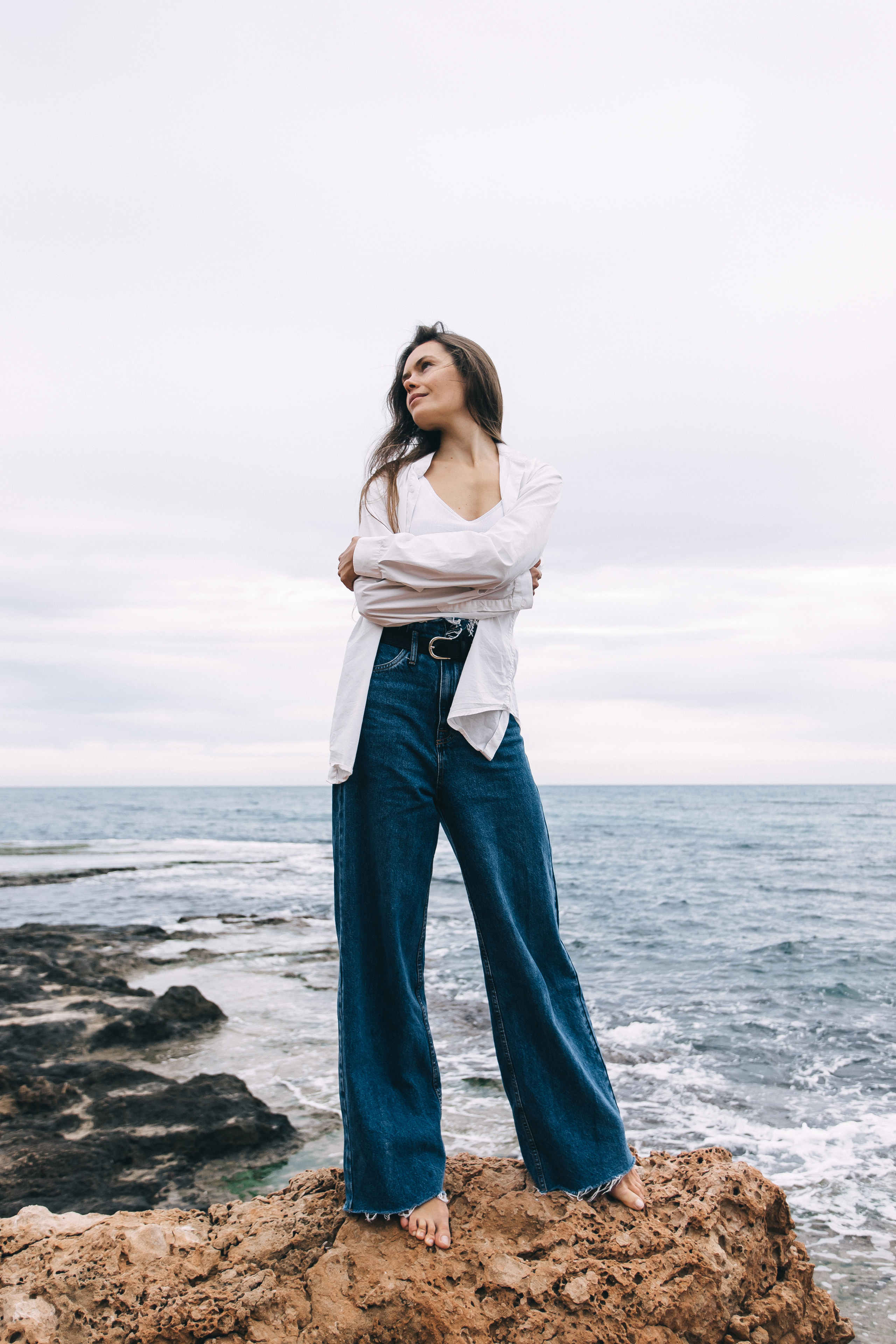 Walk on the beach. Your photographer Alina Shi