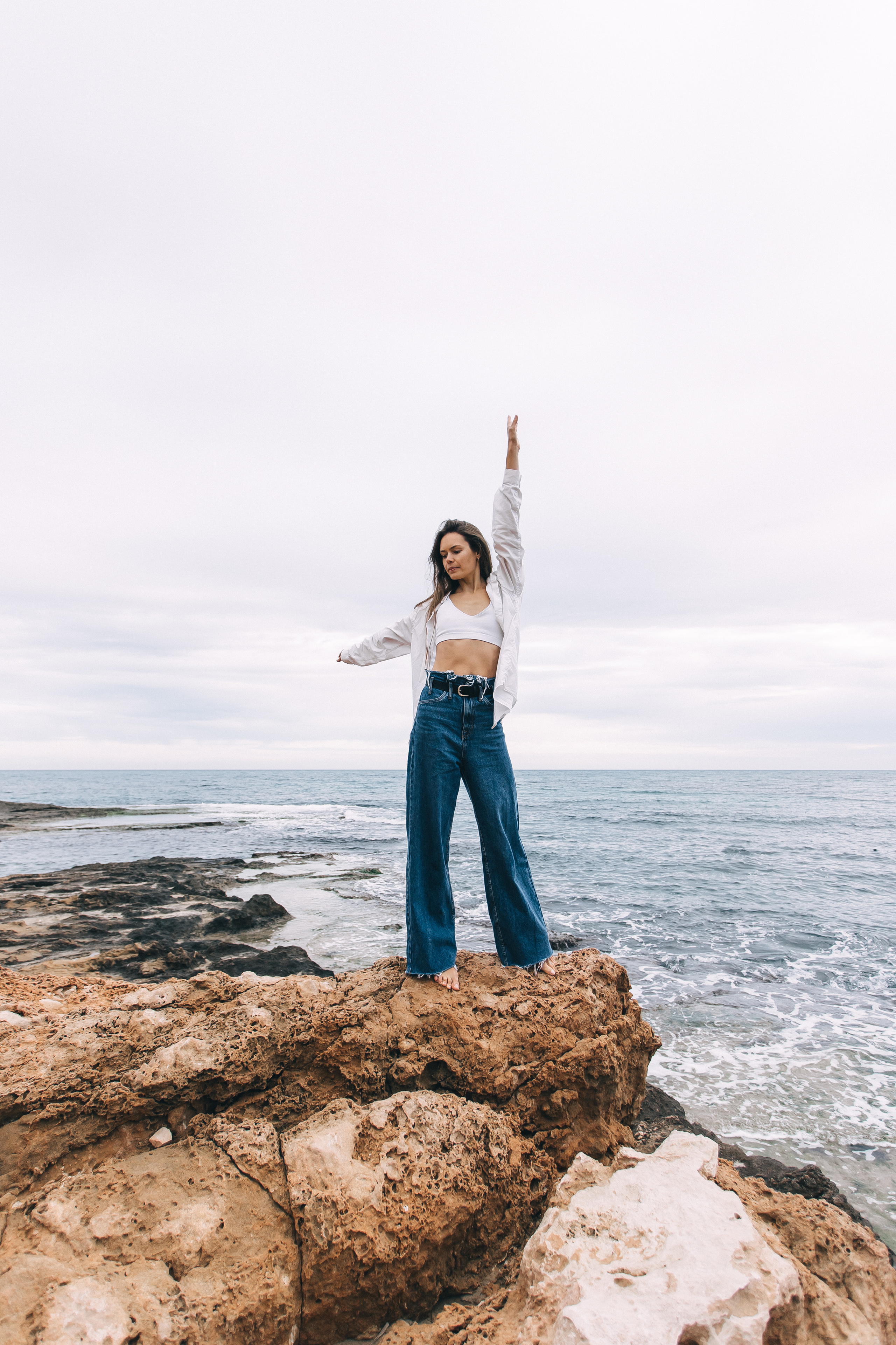 Walk on the beach. Your photographer Alina Shi