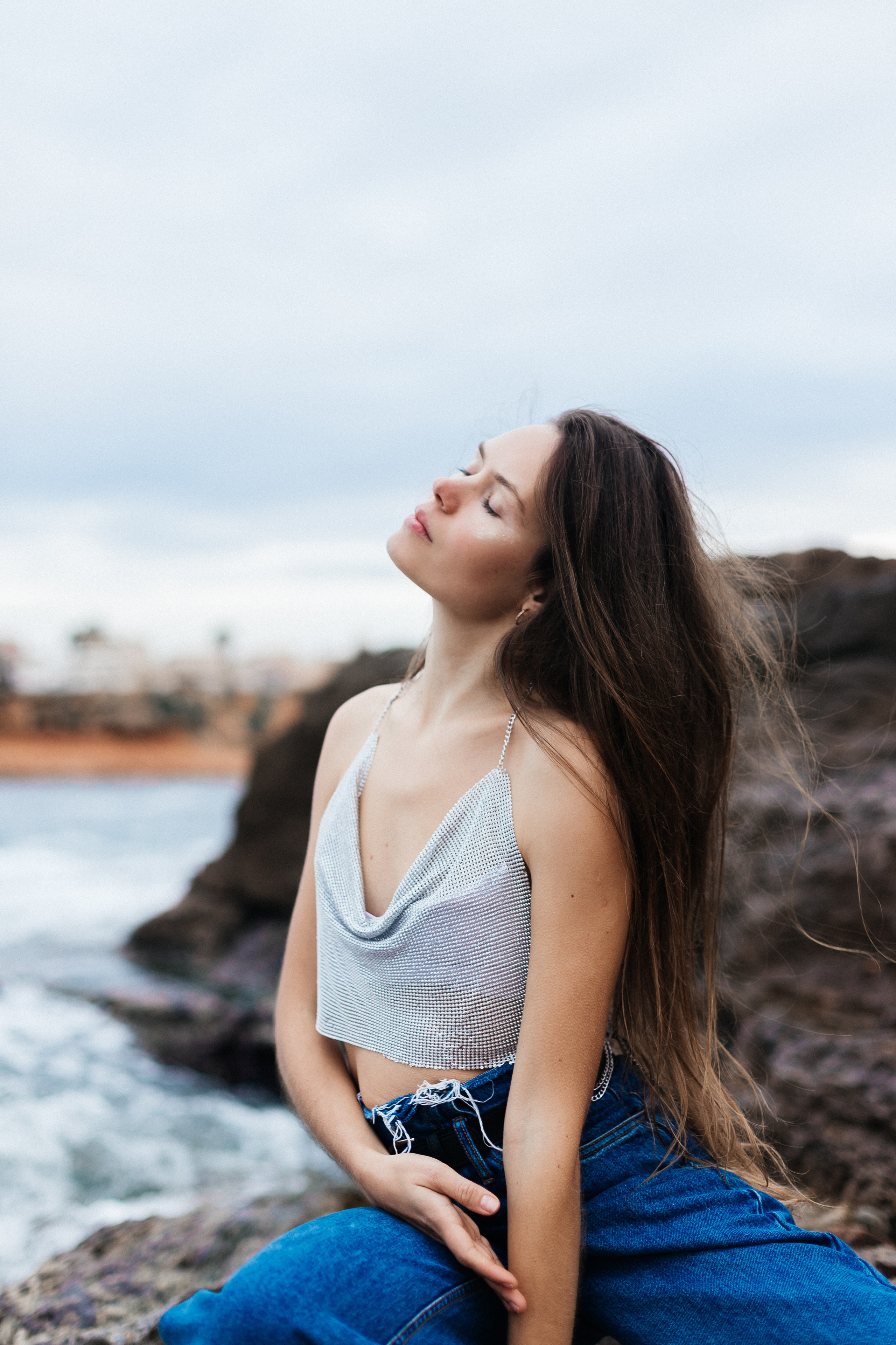 Walk on the beach. Your photographer Alina Shi