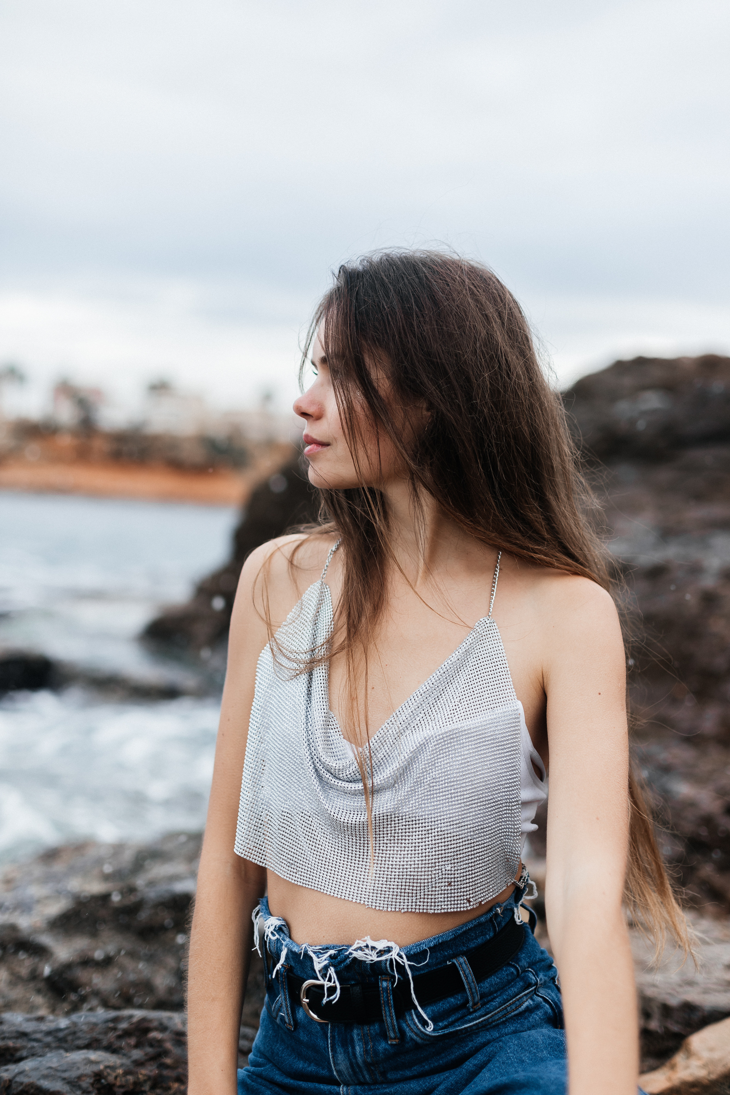 Walk on the beach. Your photographer Alina Shi