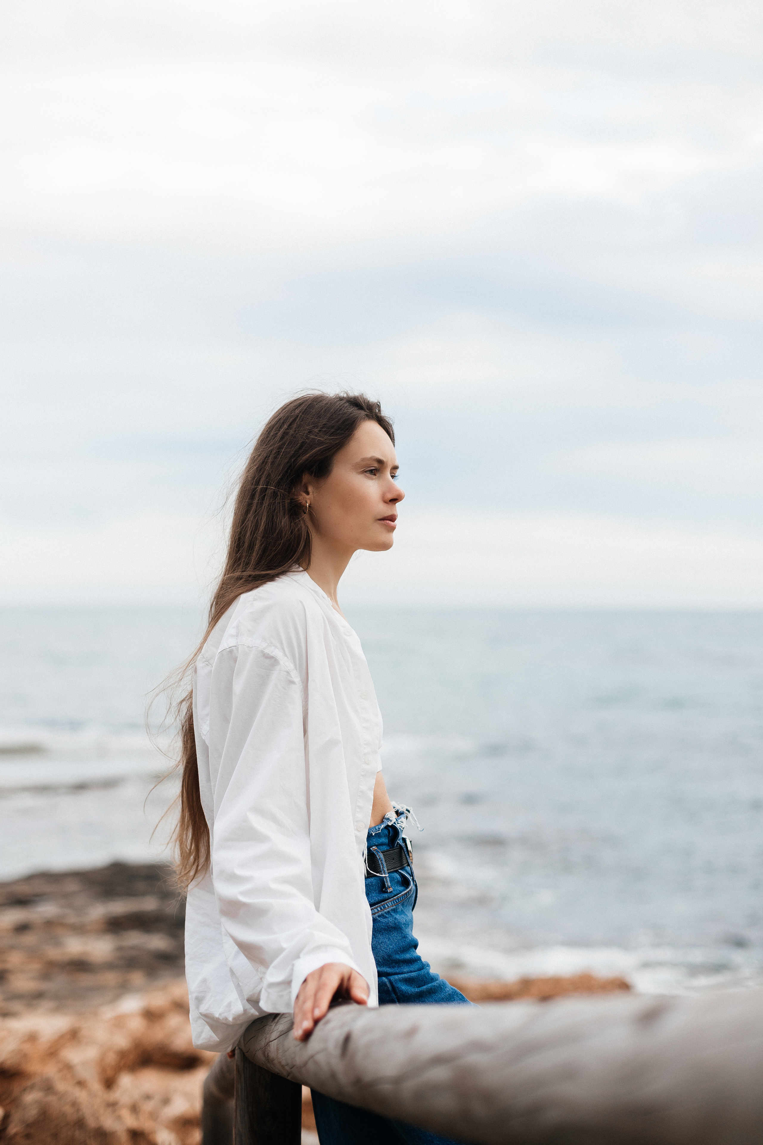 Walk on the beach. Your photographer Alina Shi