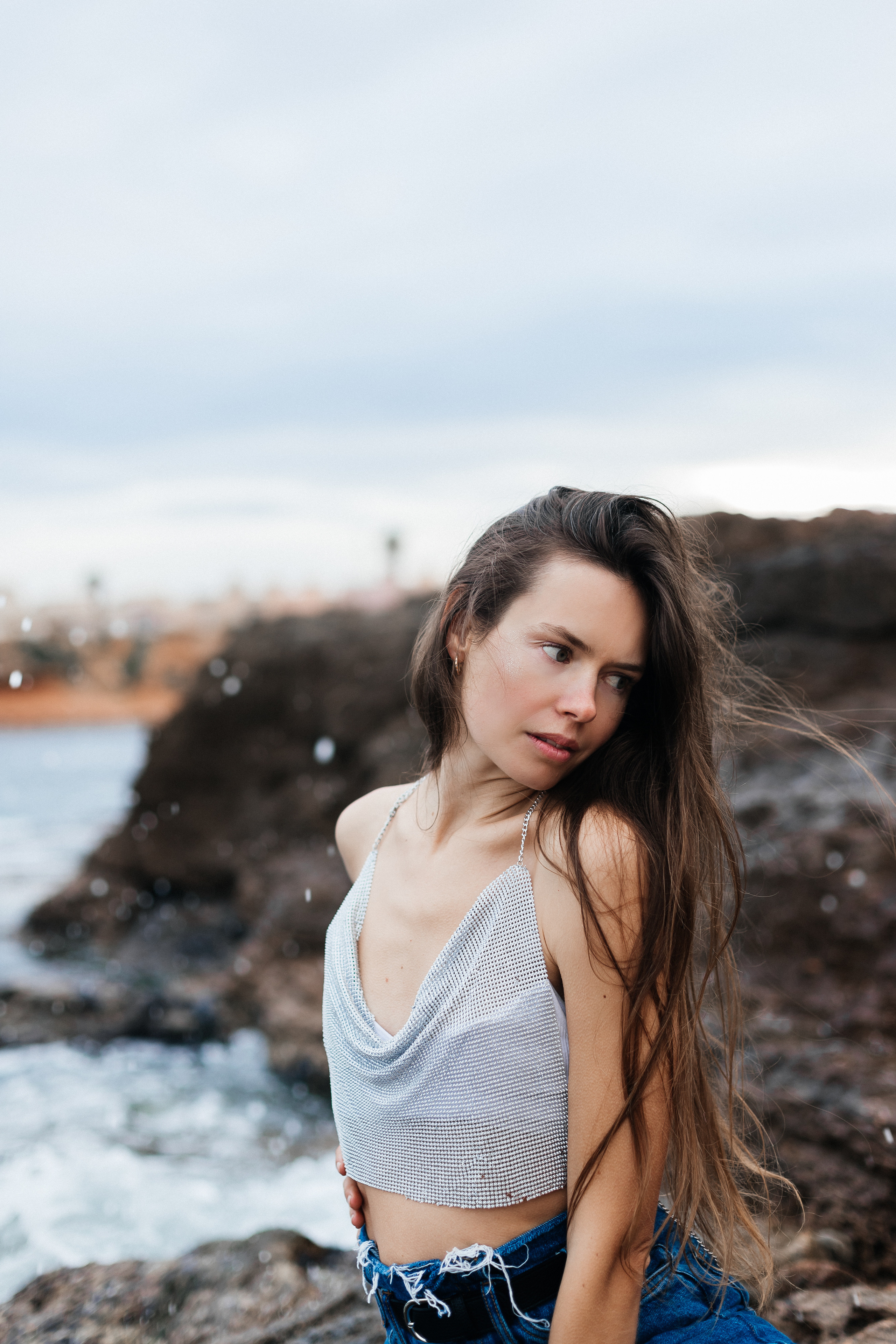 Walk on the beach. Your photographer Alina Shi