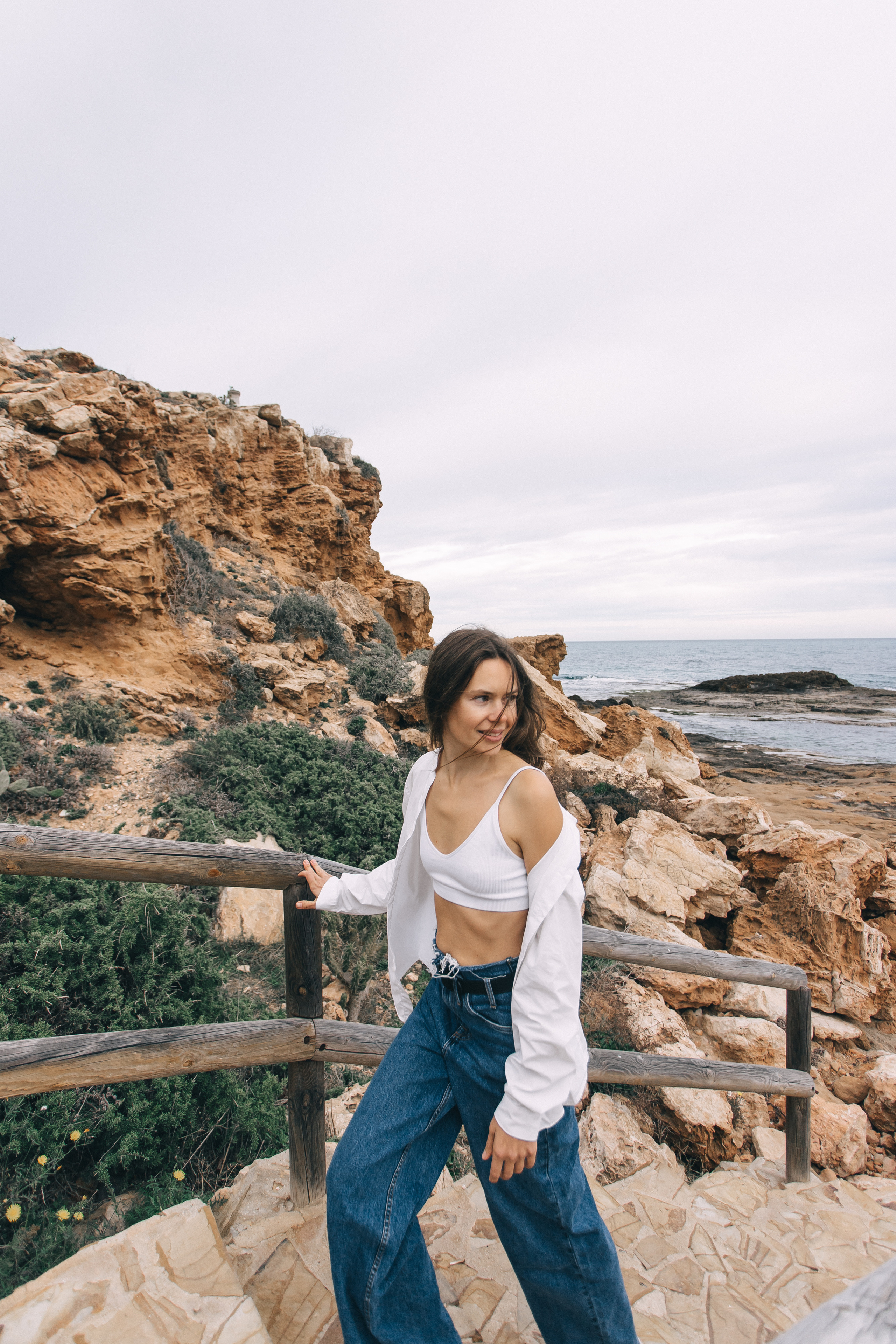 Walk on the beach. Your photographer Alina Shi