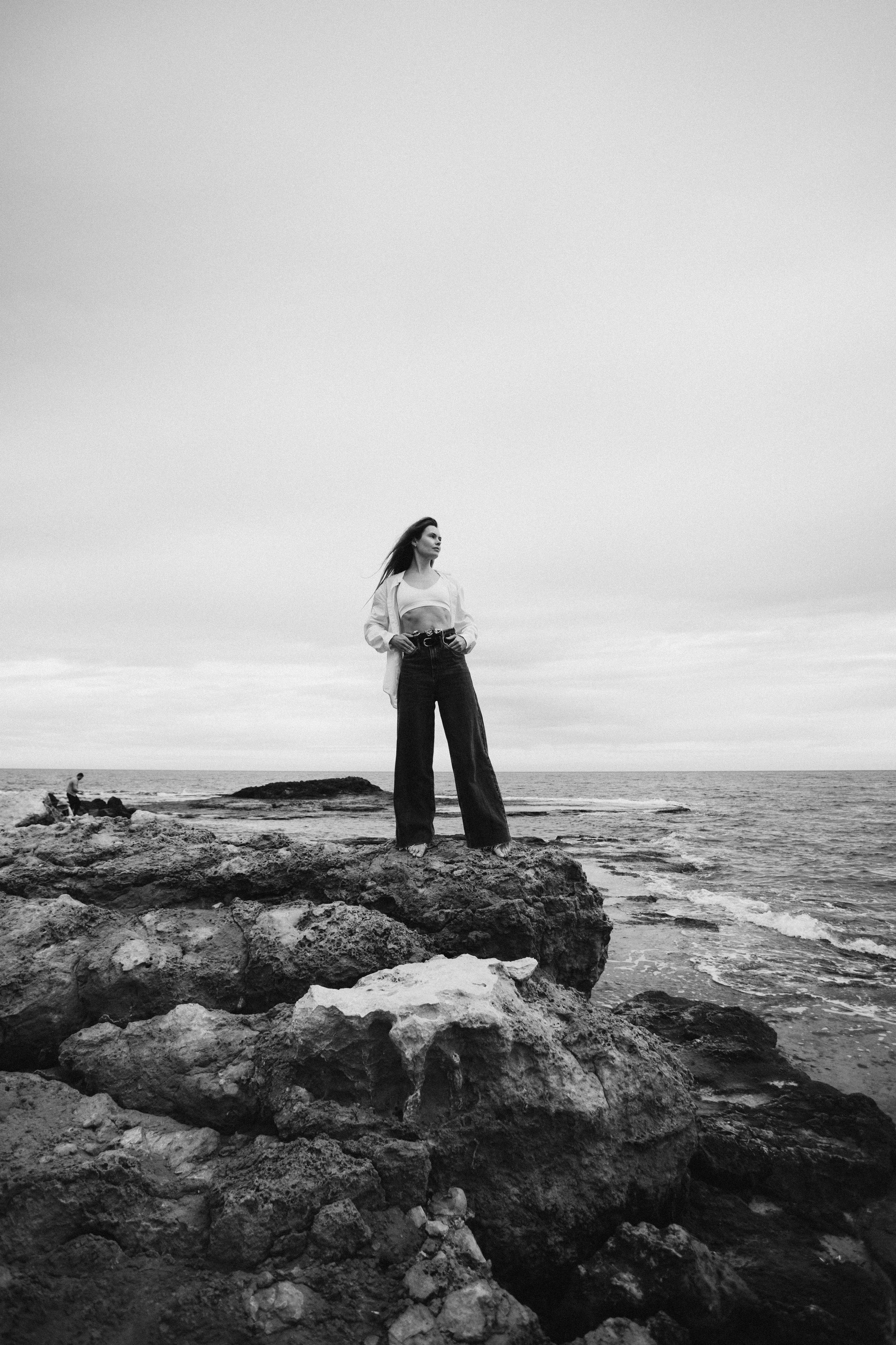 Walk on the beach. Your photographer Alina Shi