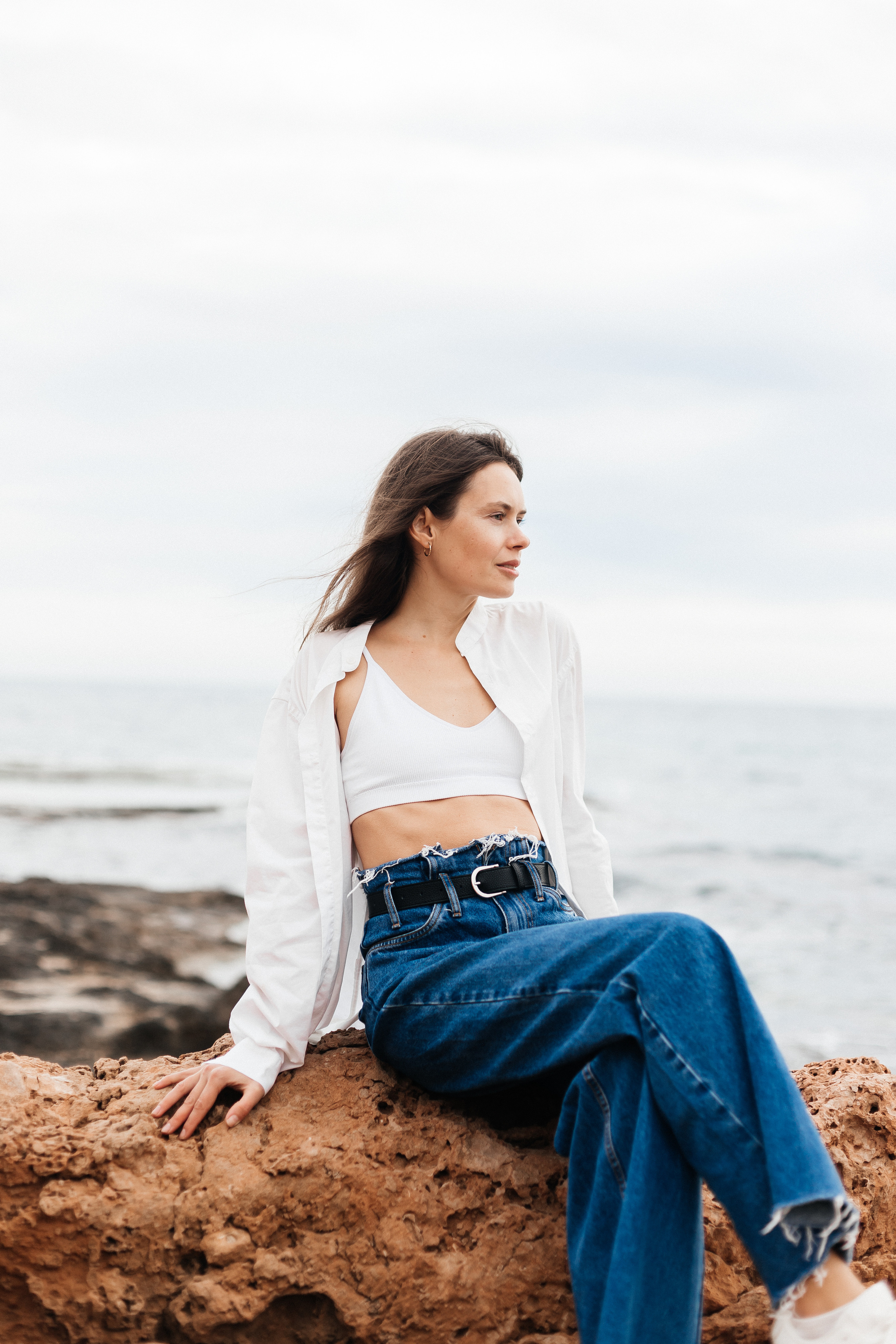 Walk on the beach. Your photographer Alina Shi