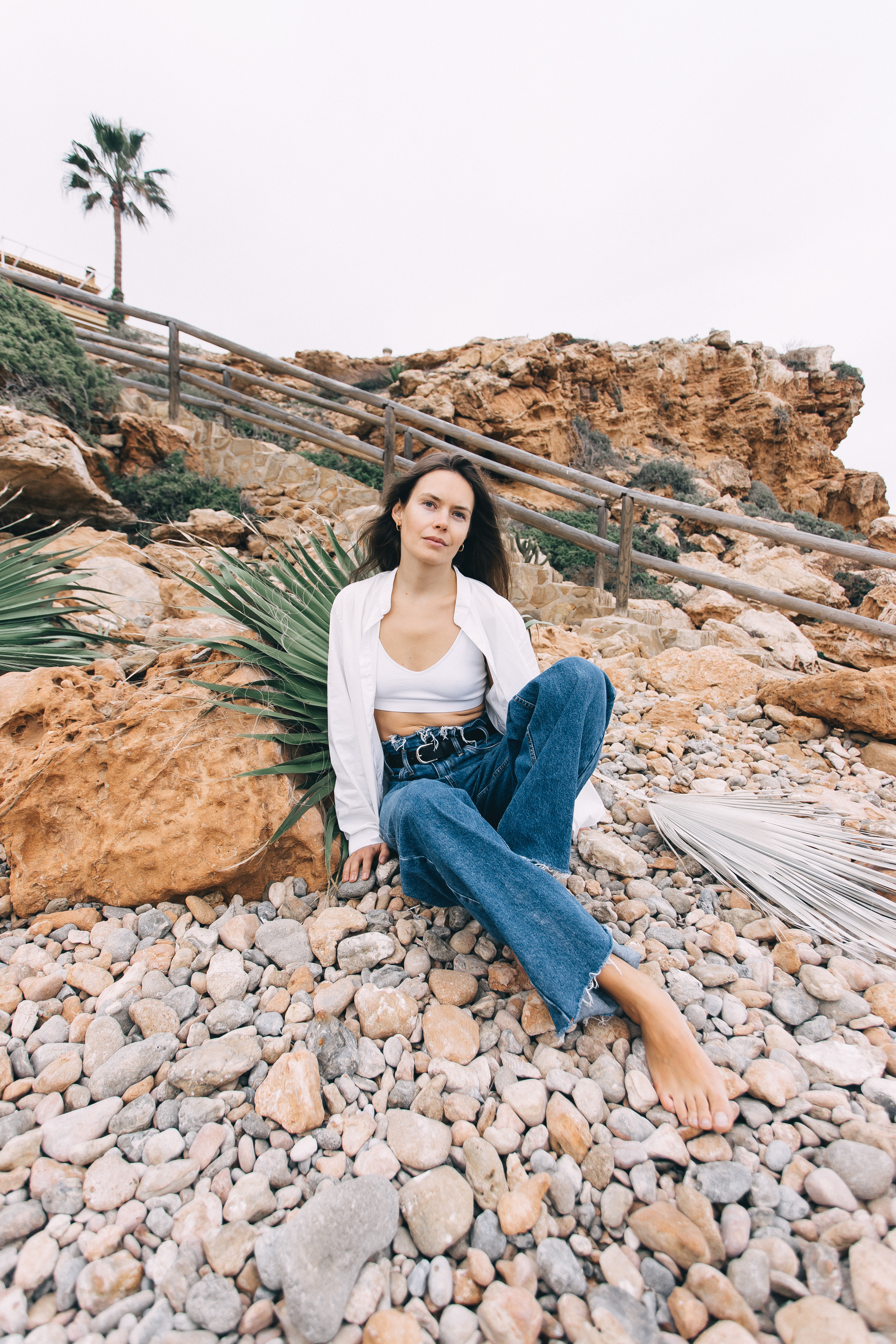 Walk on the beach. Your photographer Alina Shi