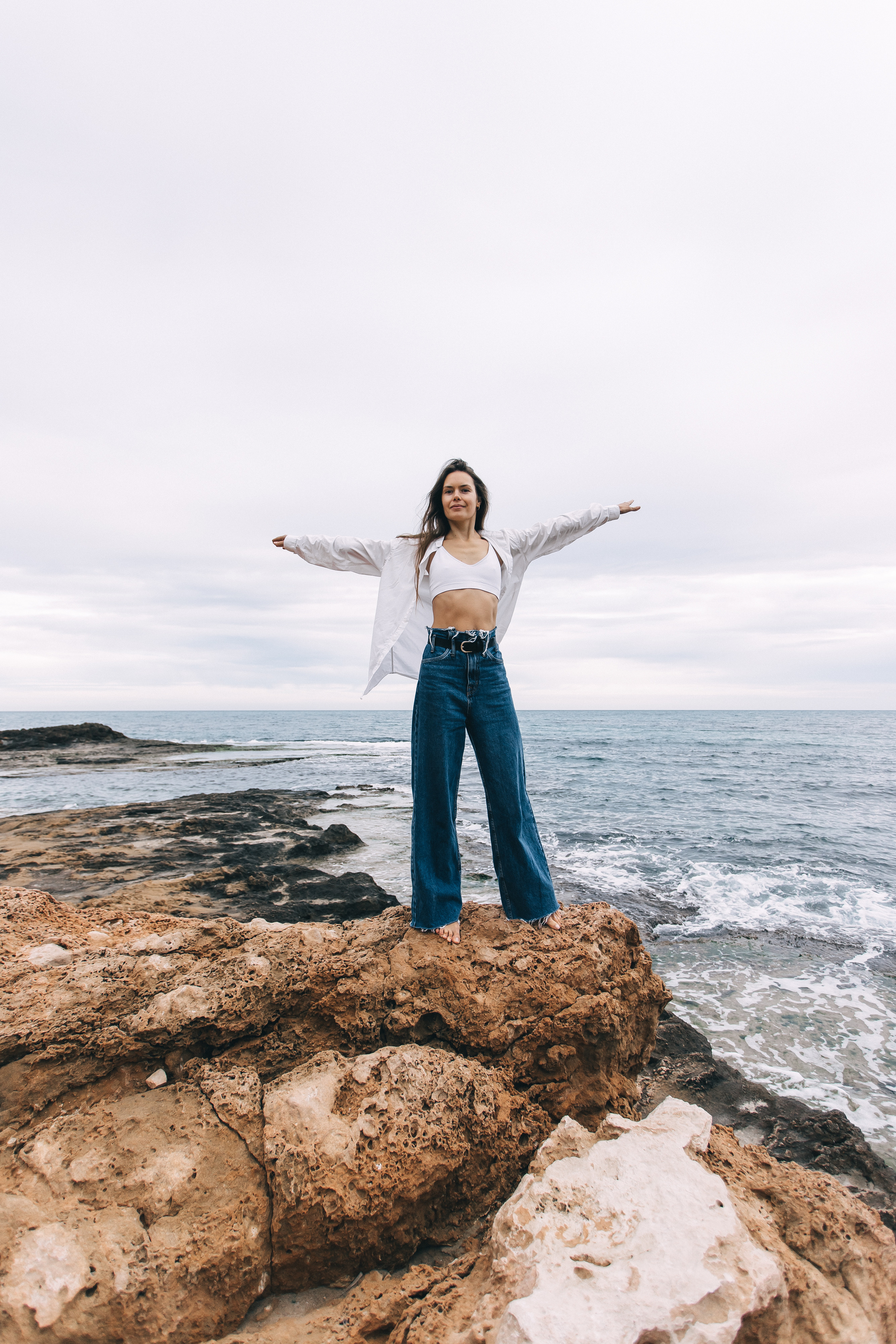 Walk on the beach. Your photographer Alina Shi