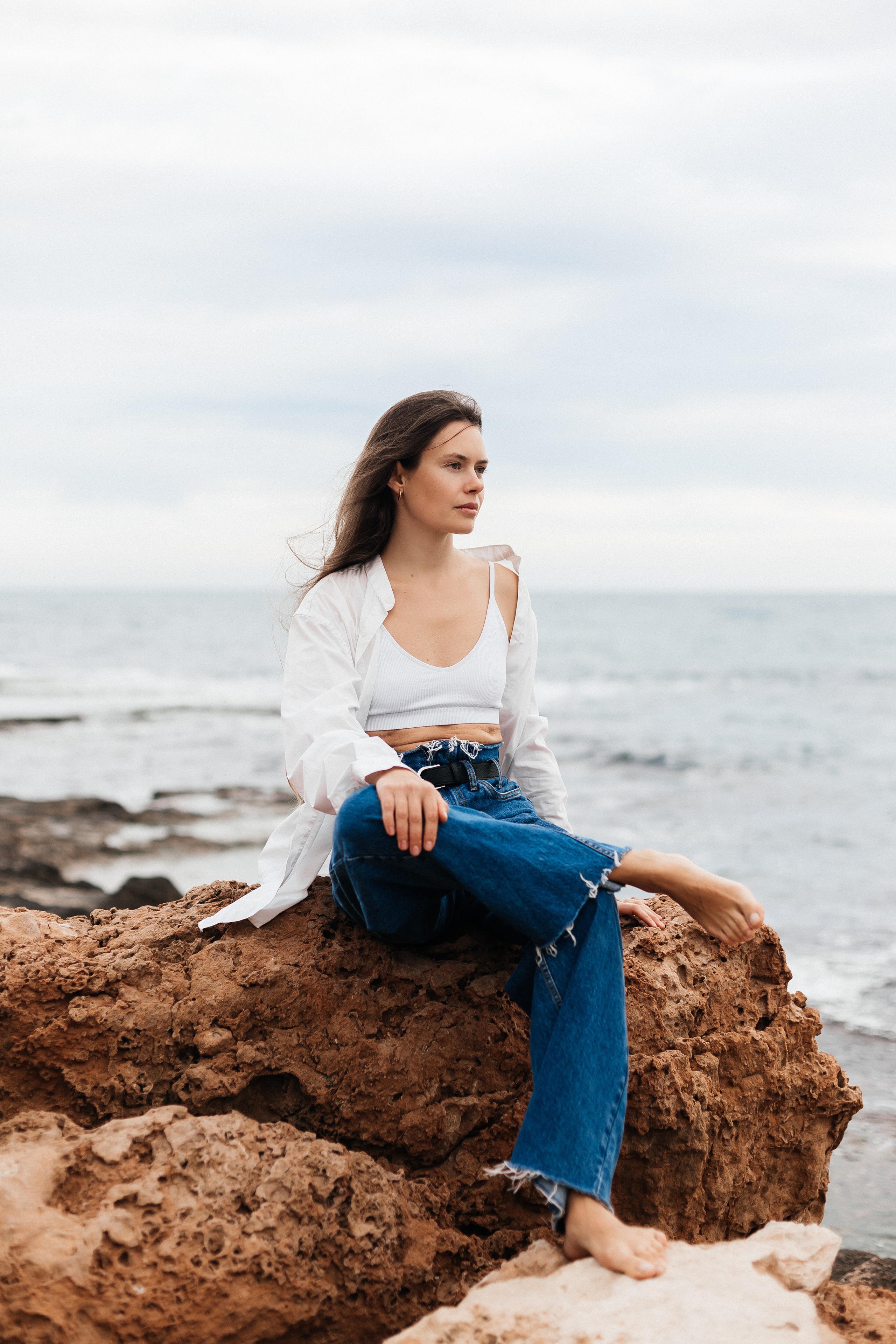 Walk on the beach. Your photographer Alina Shi