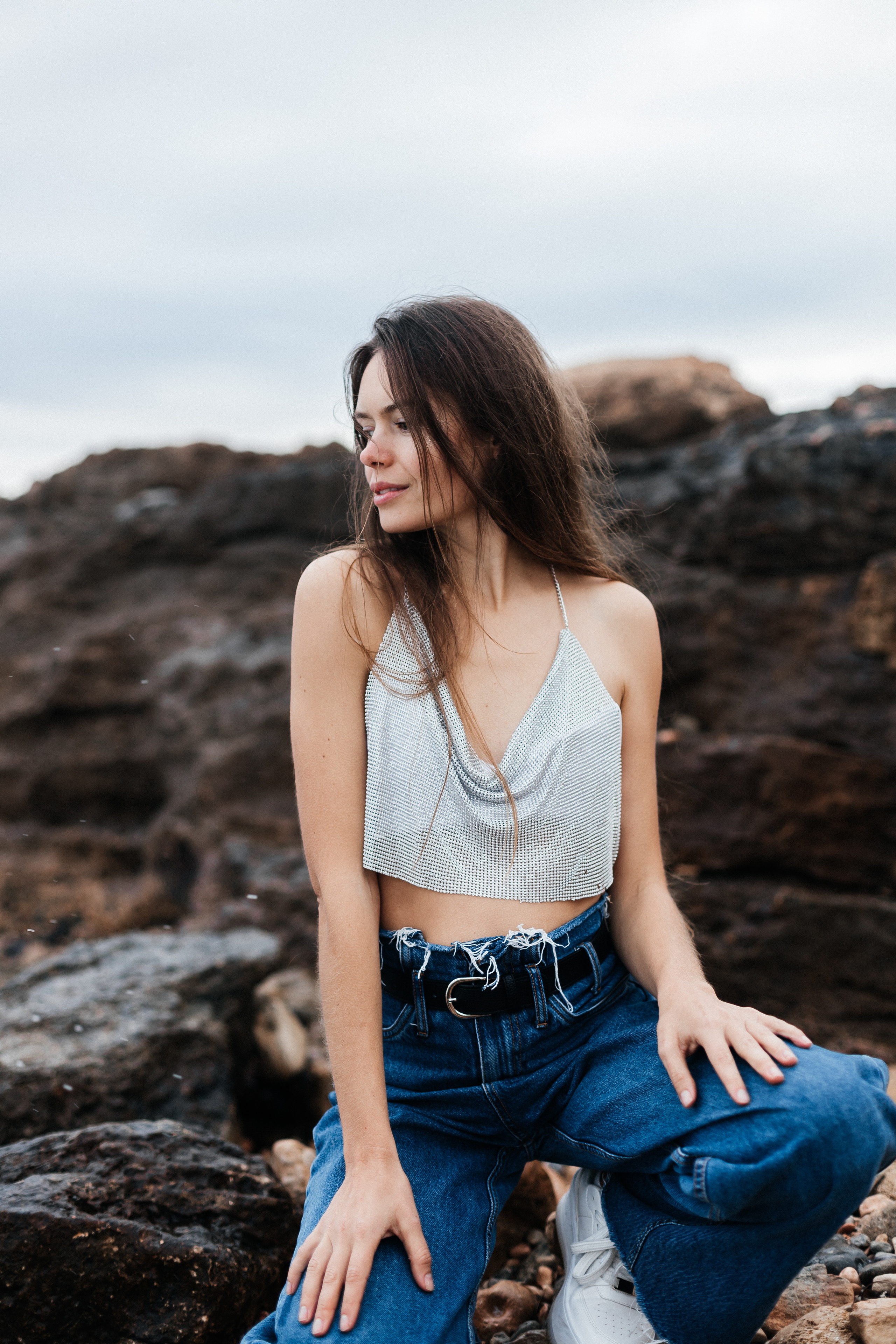 Walk on the beach. Your photographer Alina Shi