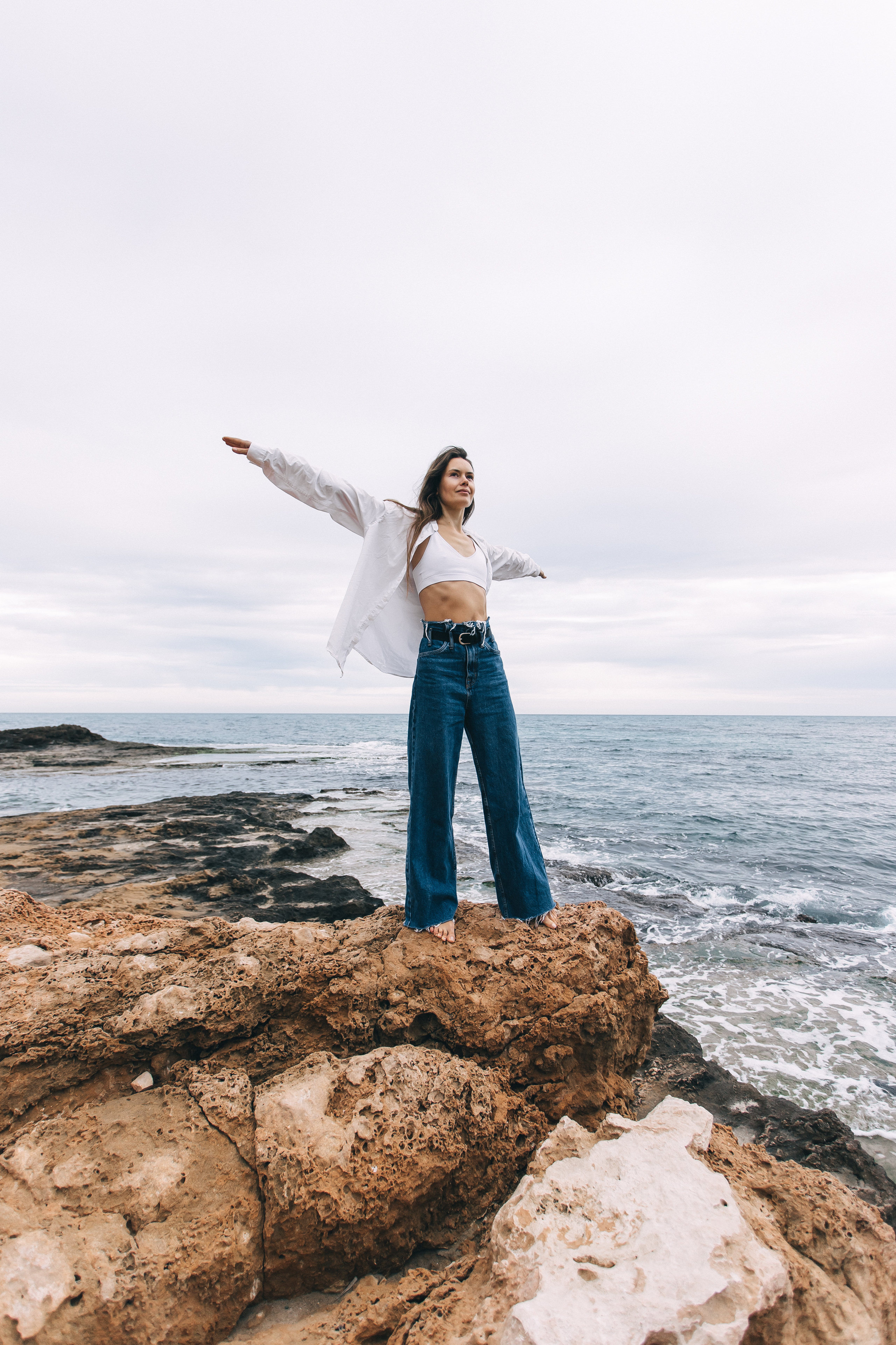 Walk on the beach. Your photographer Alina Shi