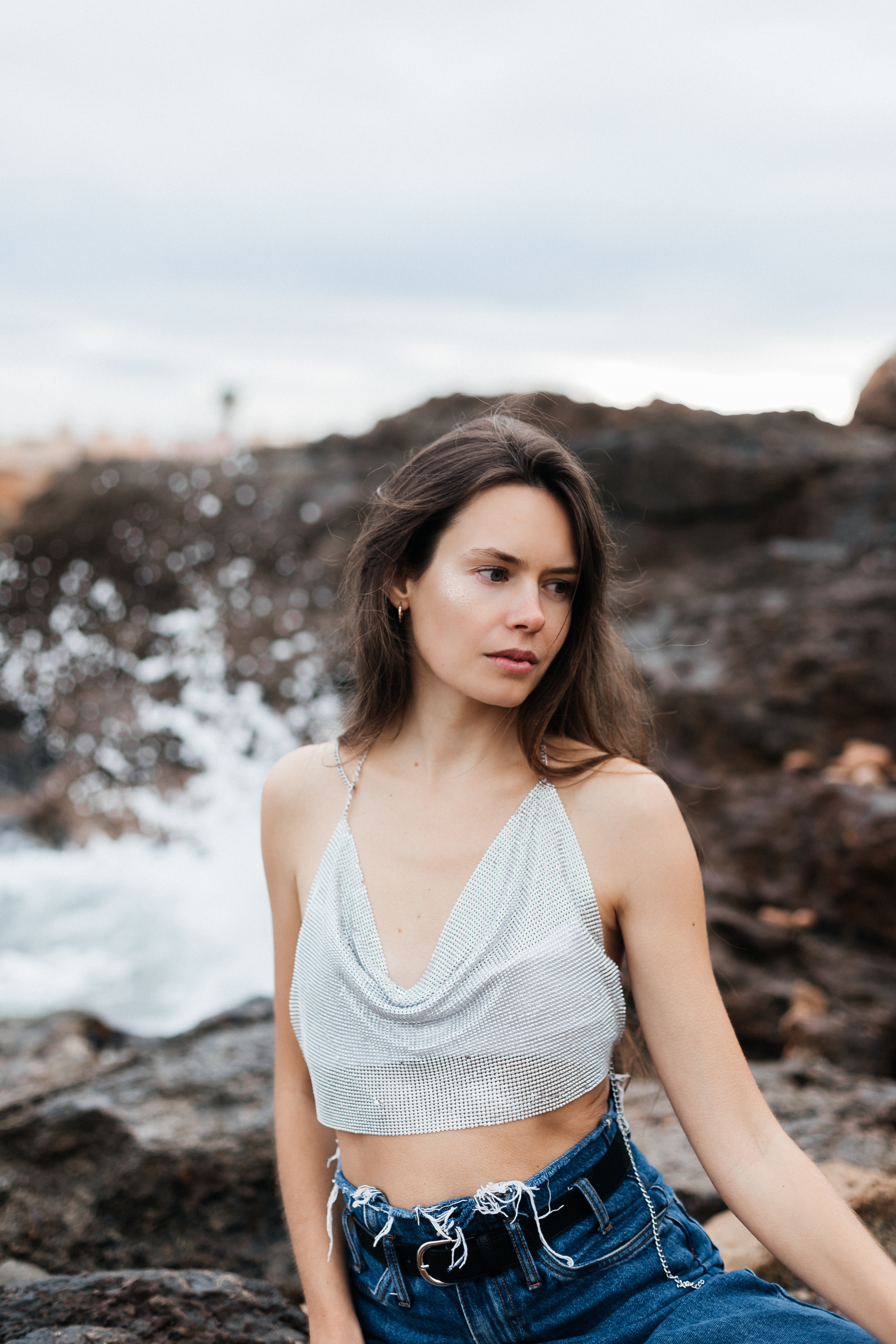 Walk on the beach. Your photographer Alina Shi