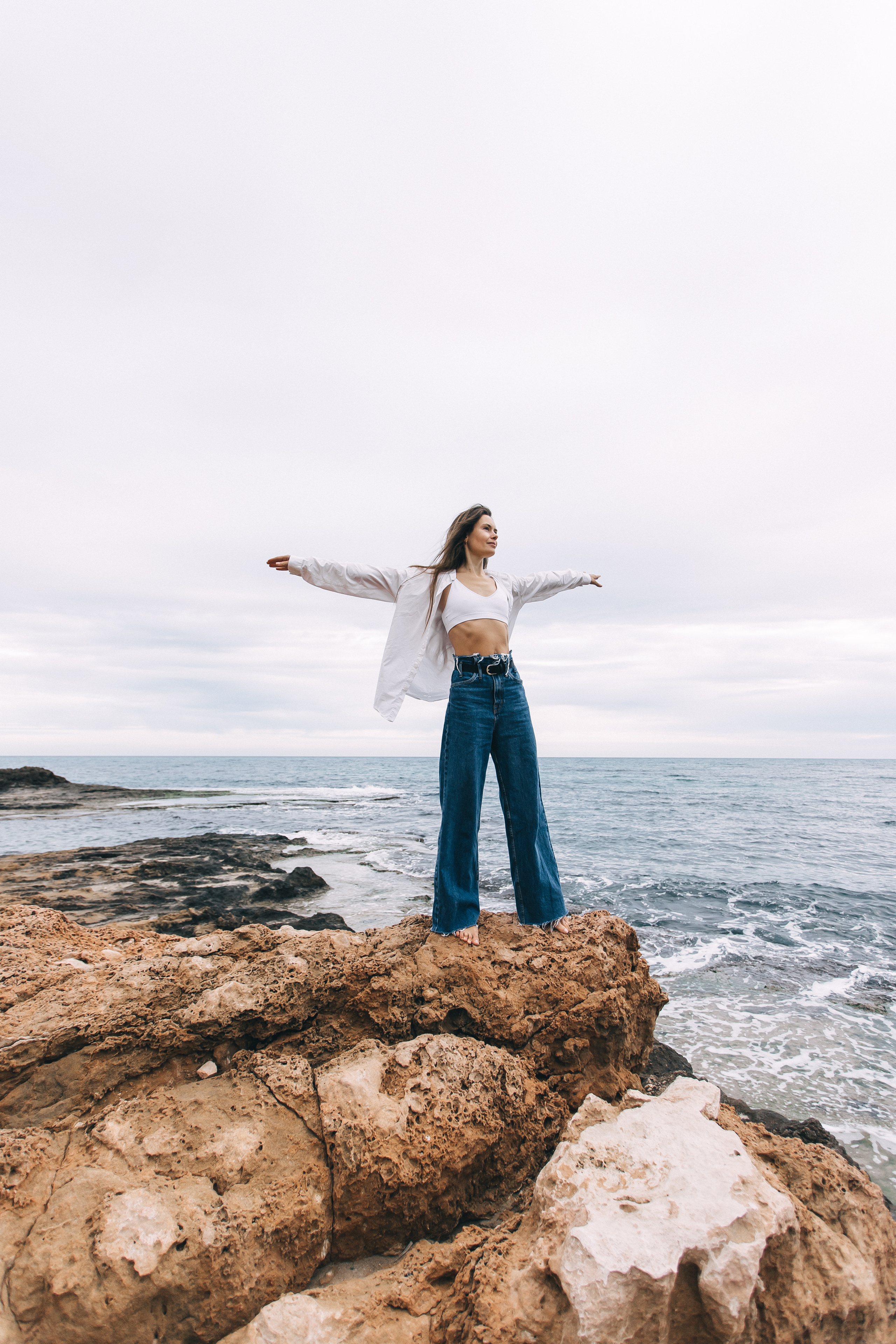 Walk on the beach. Your photographer Alina Shi
