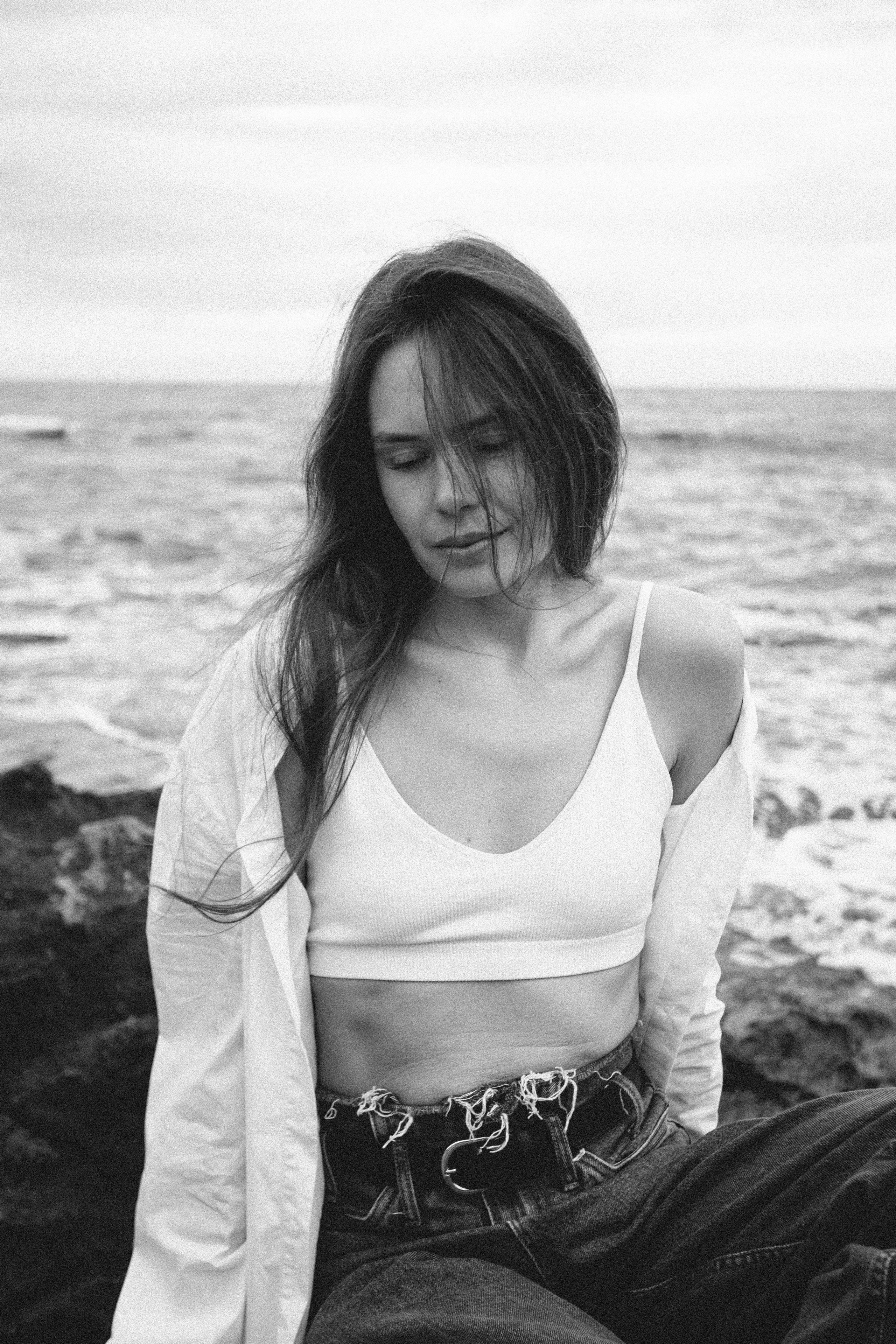 Walk on the beach. Your photographer Alina Shi