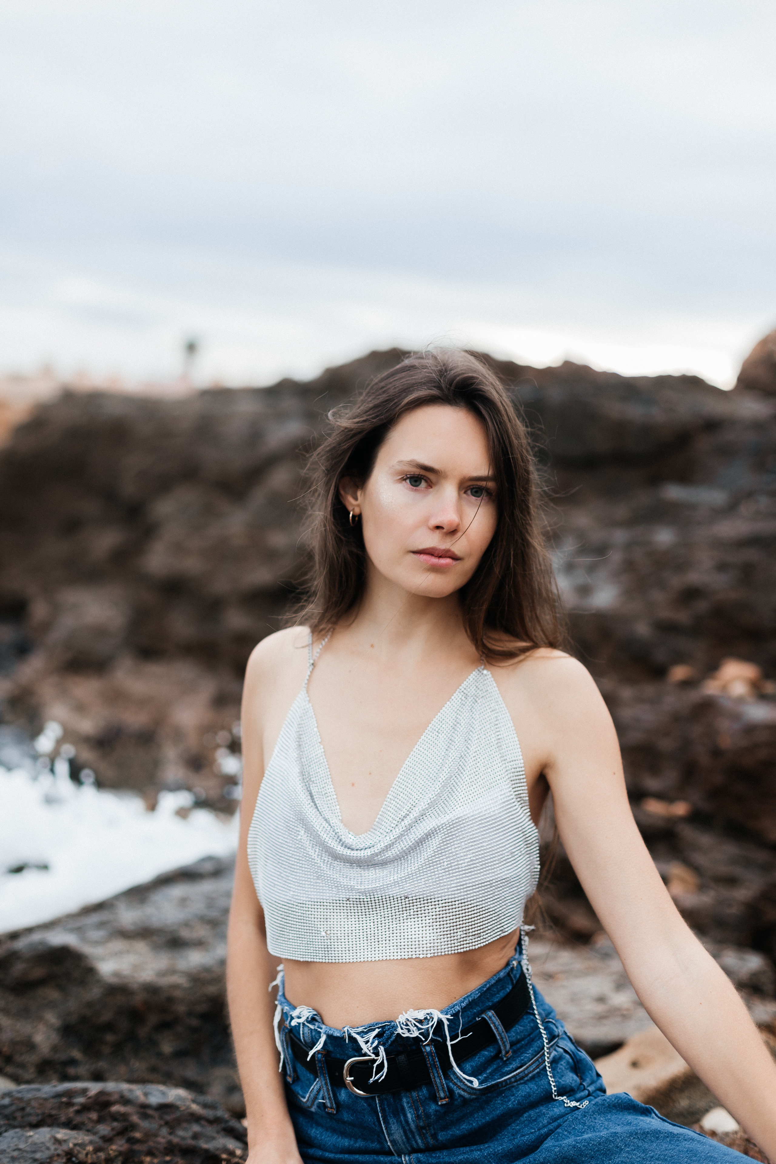 Walk on the beach. Your photographer Alina Shi