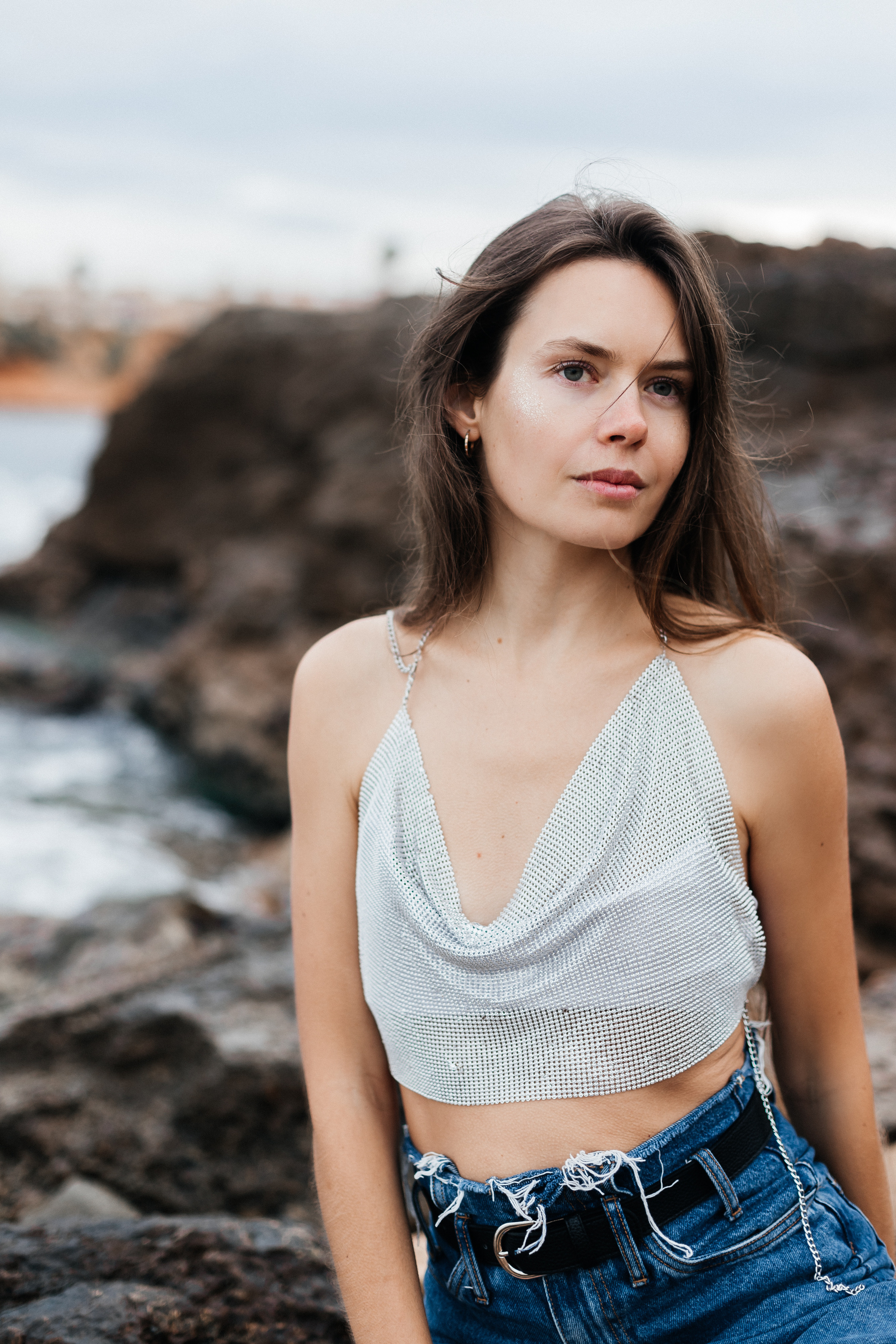 Walk on the beach. Your photographer Alina Shi