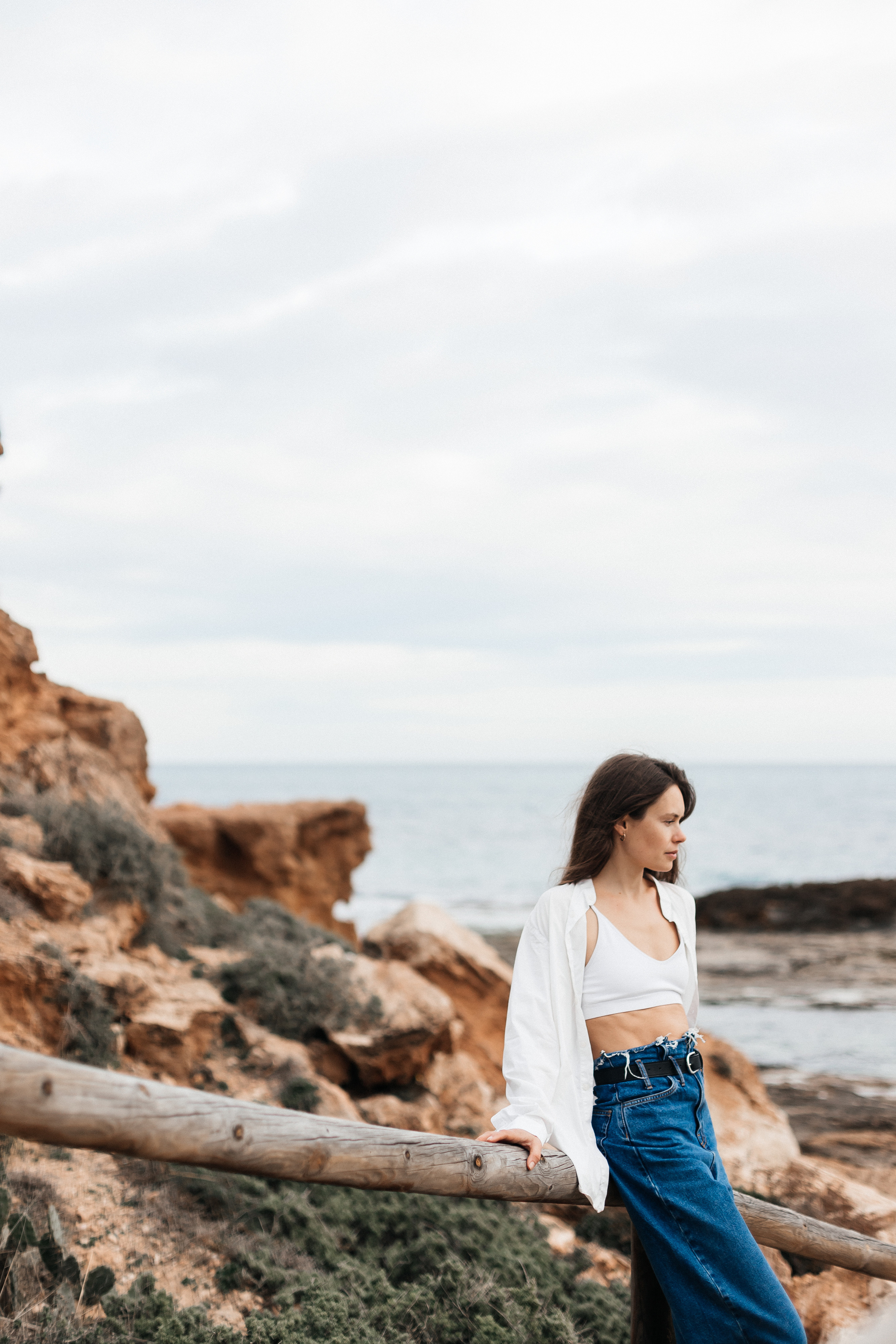 Walk on the beach. Your photographer Alina Shi
