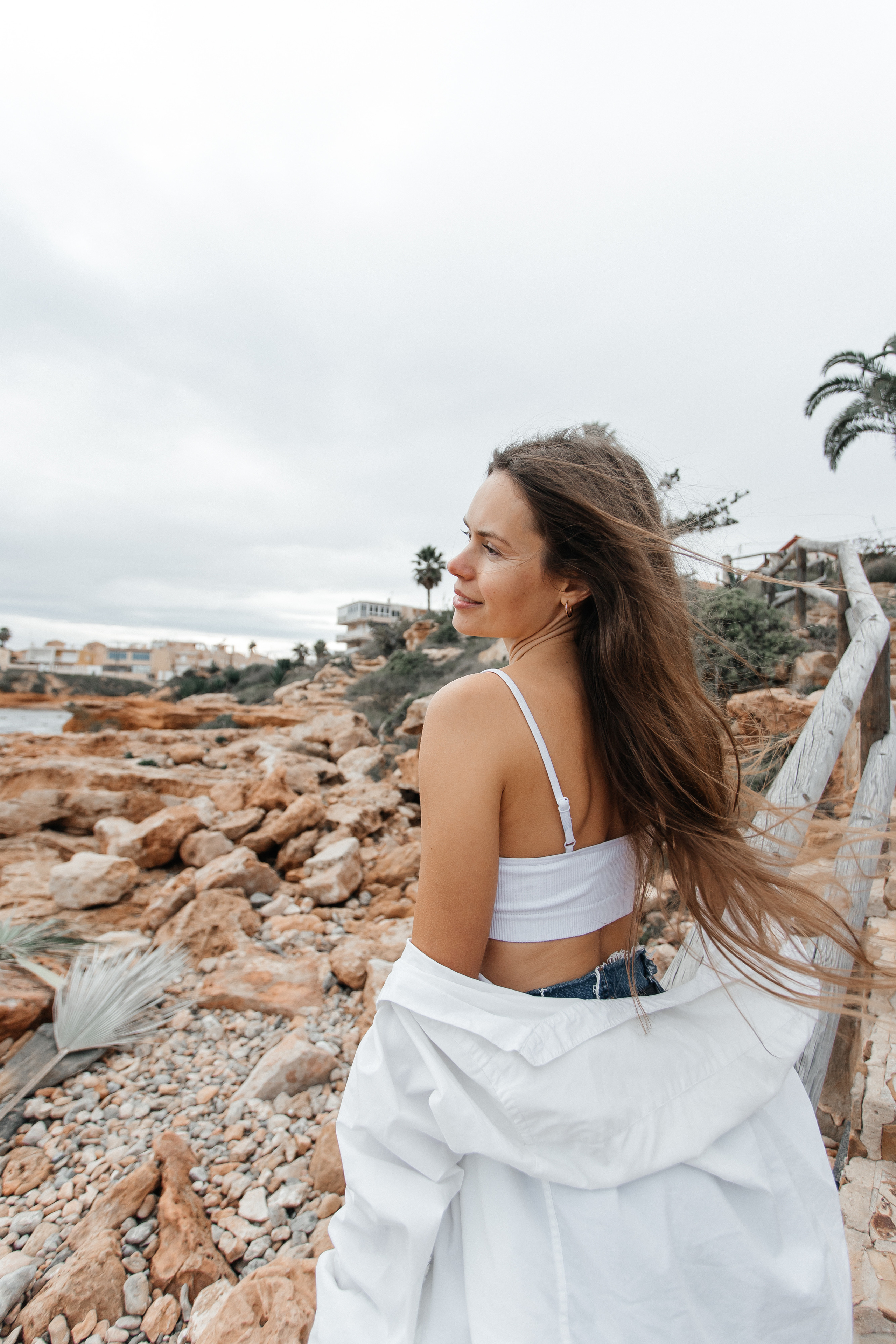 Walk on the beach. Your photographer Alina Shi
