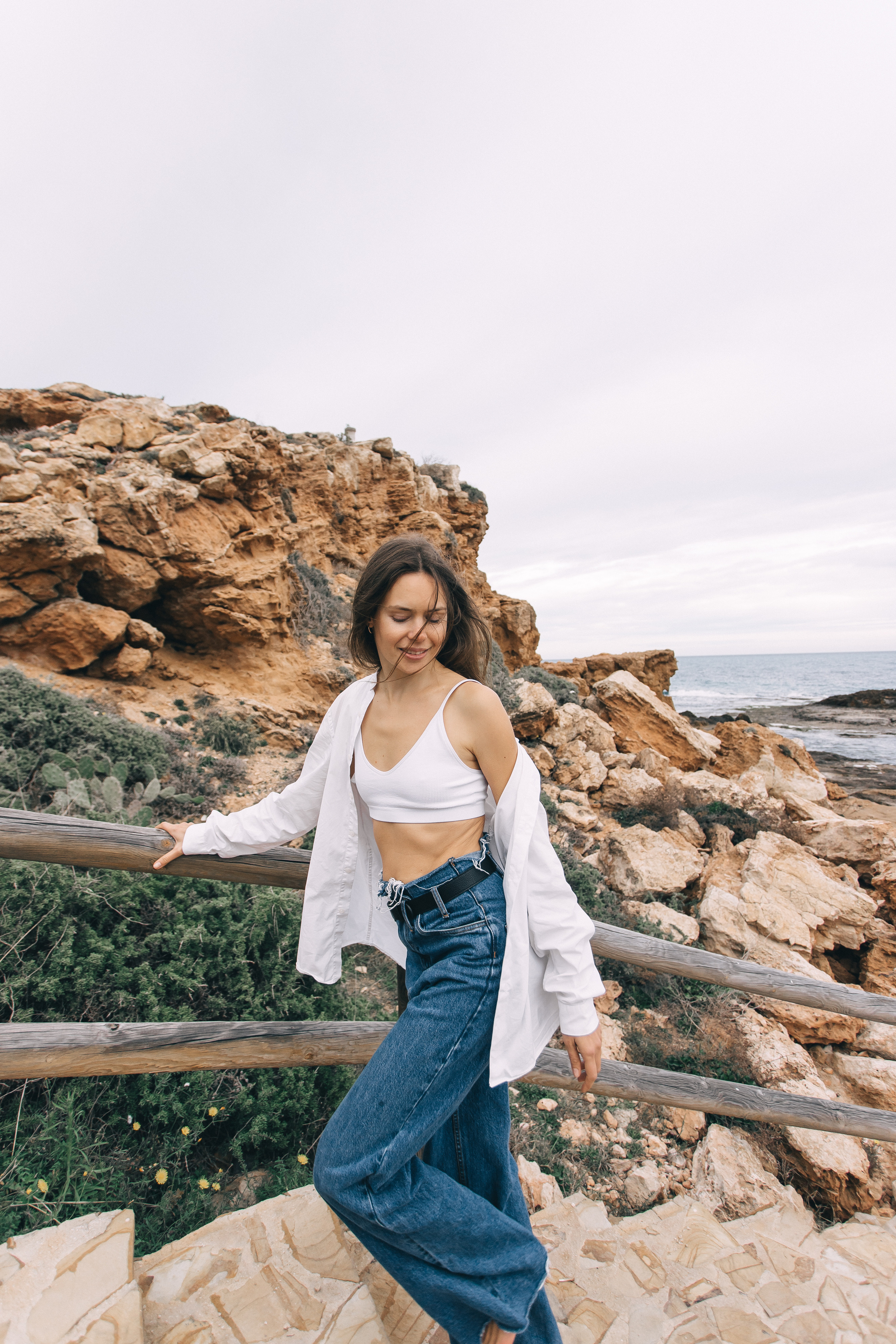 Walk on the beach. Your photographer Alina Shi