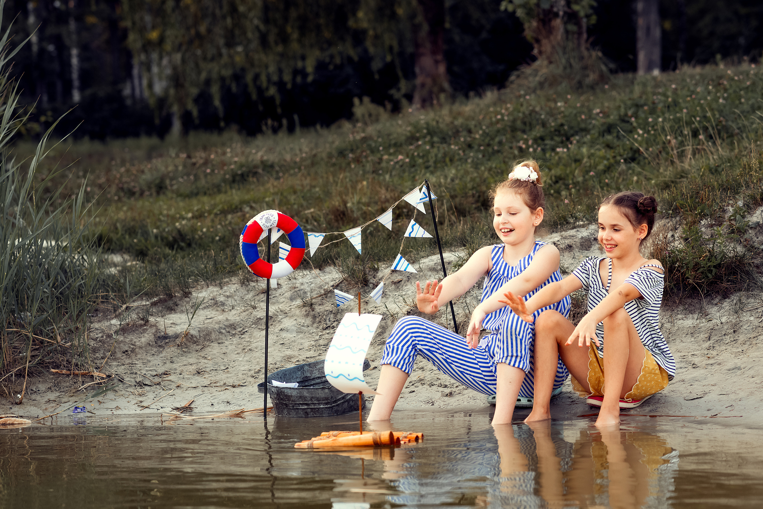Літній вечір на озері. Дитячий та сімейний фотограф м.Бровари