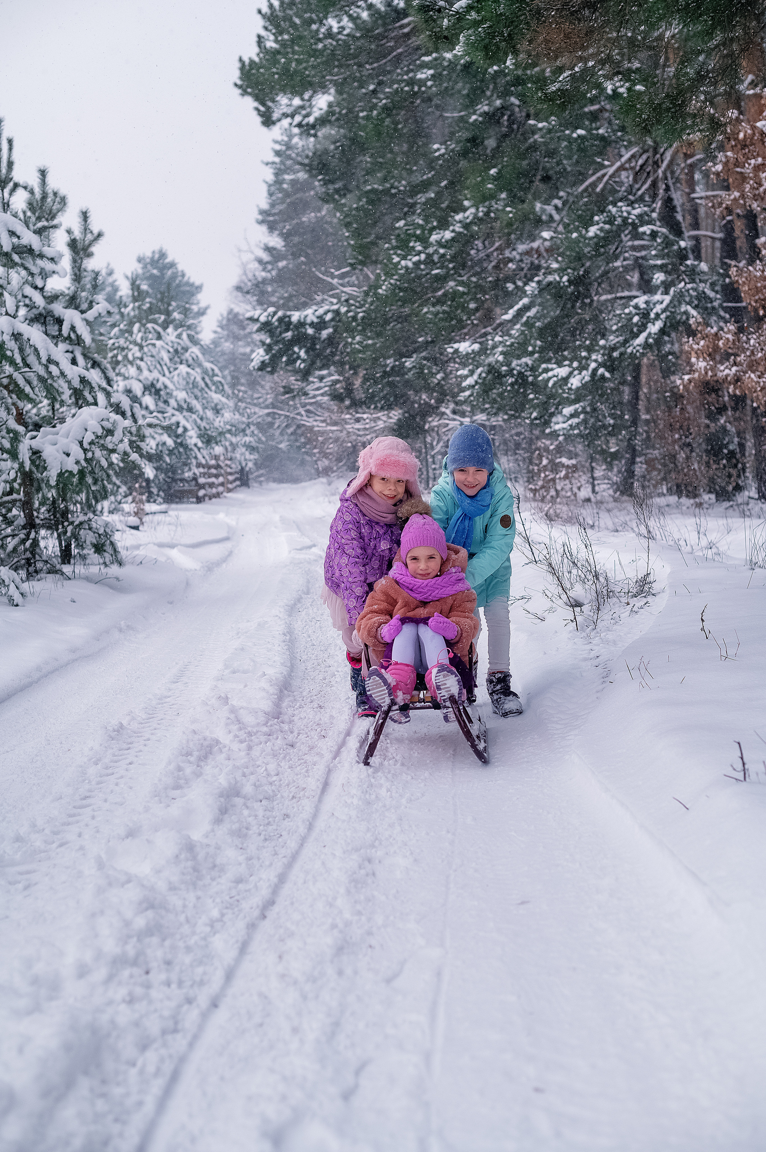 Сніговики. Дитячий та сімейний фотограф м.Бровари