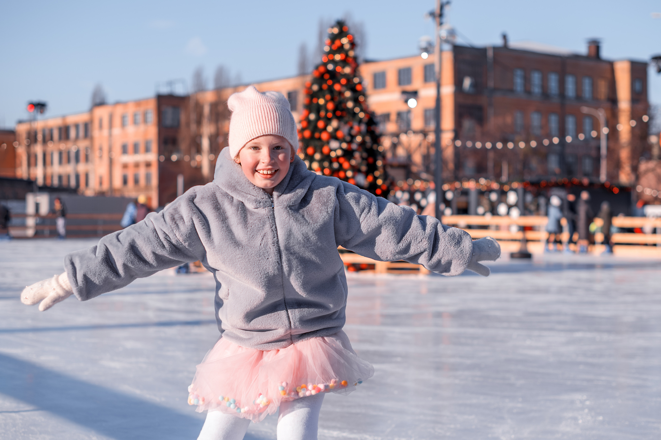 Ковзанка - це ідеальнемісце для розваг!. Дитячий та сімейний фотограф м.Бровари