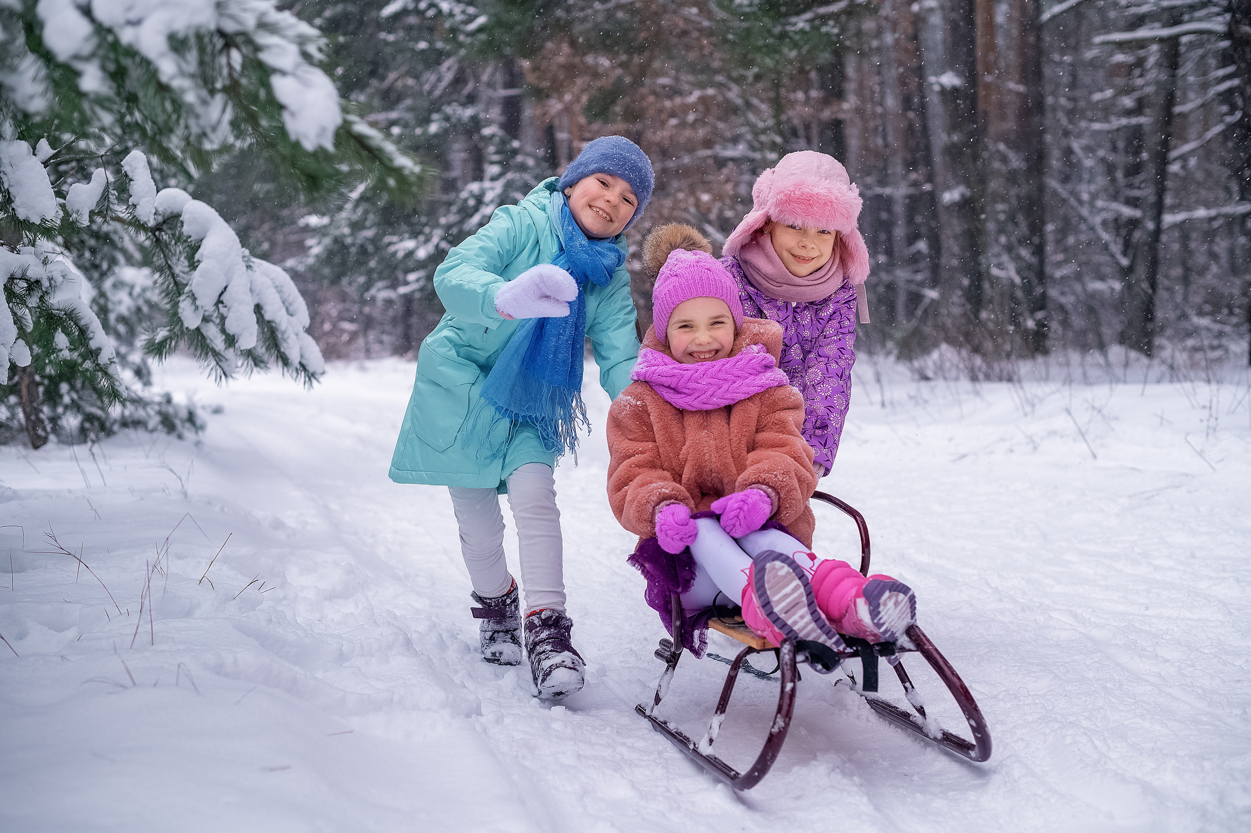Сніговики. Дитячий та сімейний фотограф м.Бровари